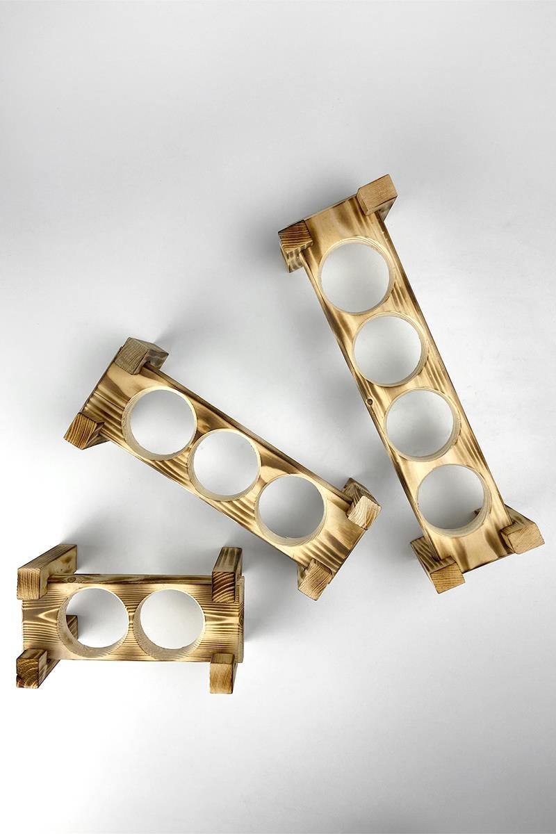 Ahşap Saksılık Set