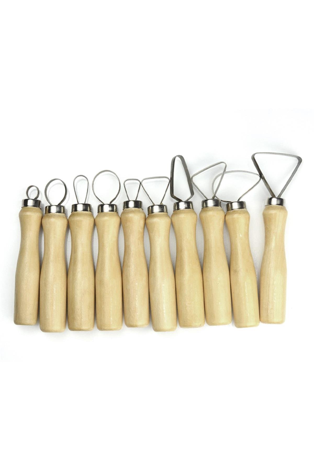 Ribbon Tool Set With Wooden Handle 10 Pieces