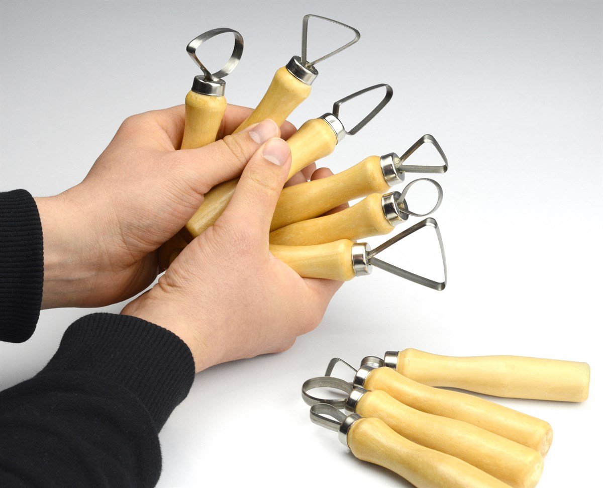 REFSAN RIBBON TOOL SET WITH WOODEN HANDLE 10 PIECES