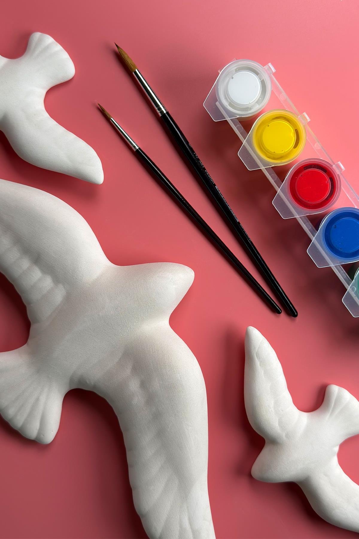 Akrilik Boyama Seti No:5 - Martı Ailesi