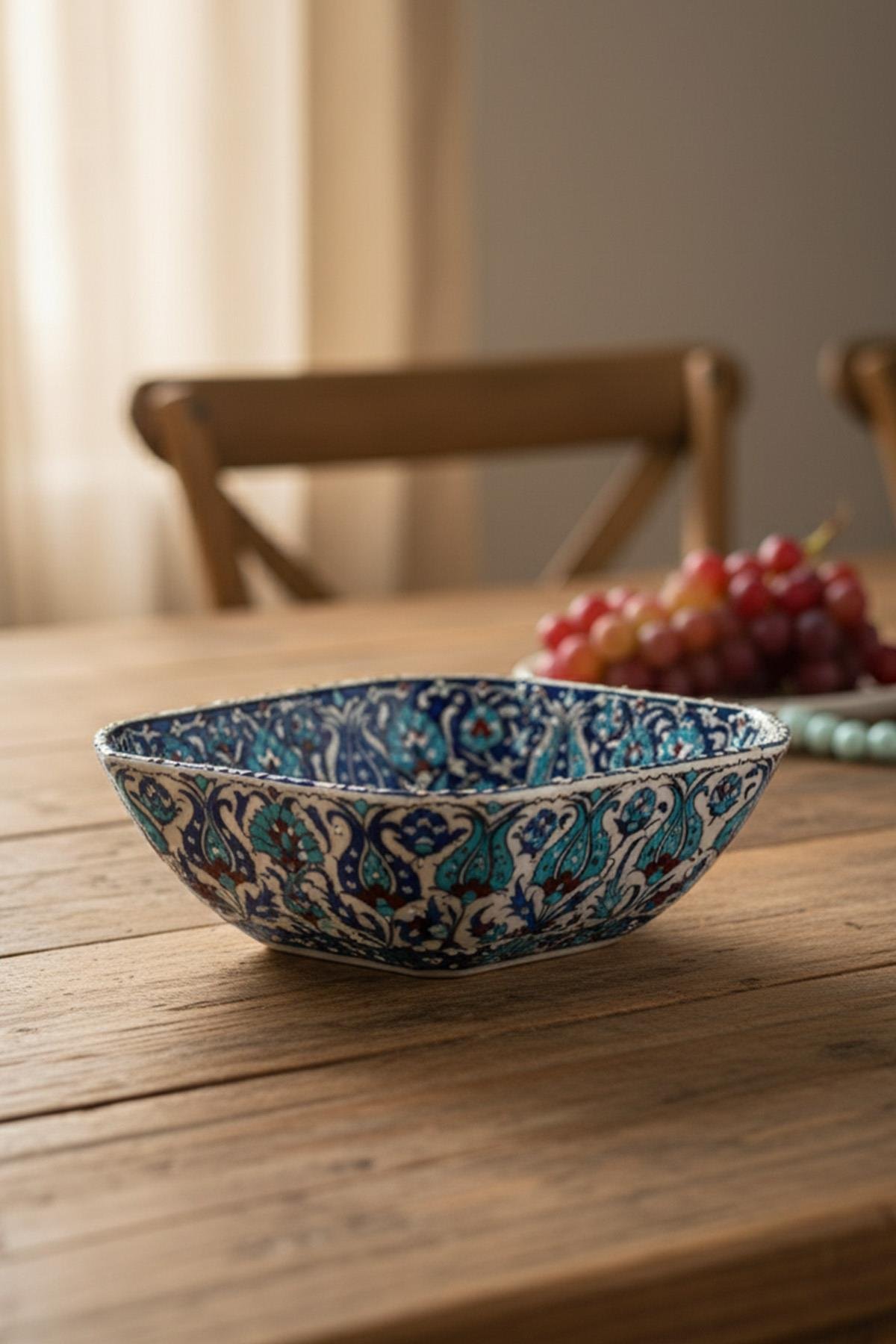 Шестигранная тарелка для закусок - Керамический бисквит