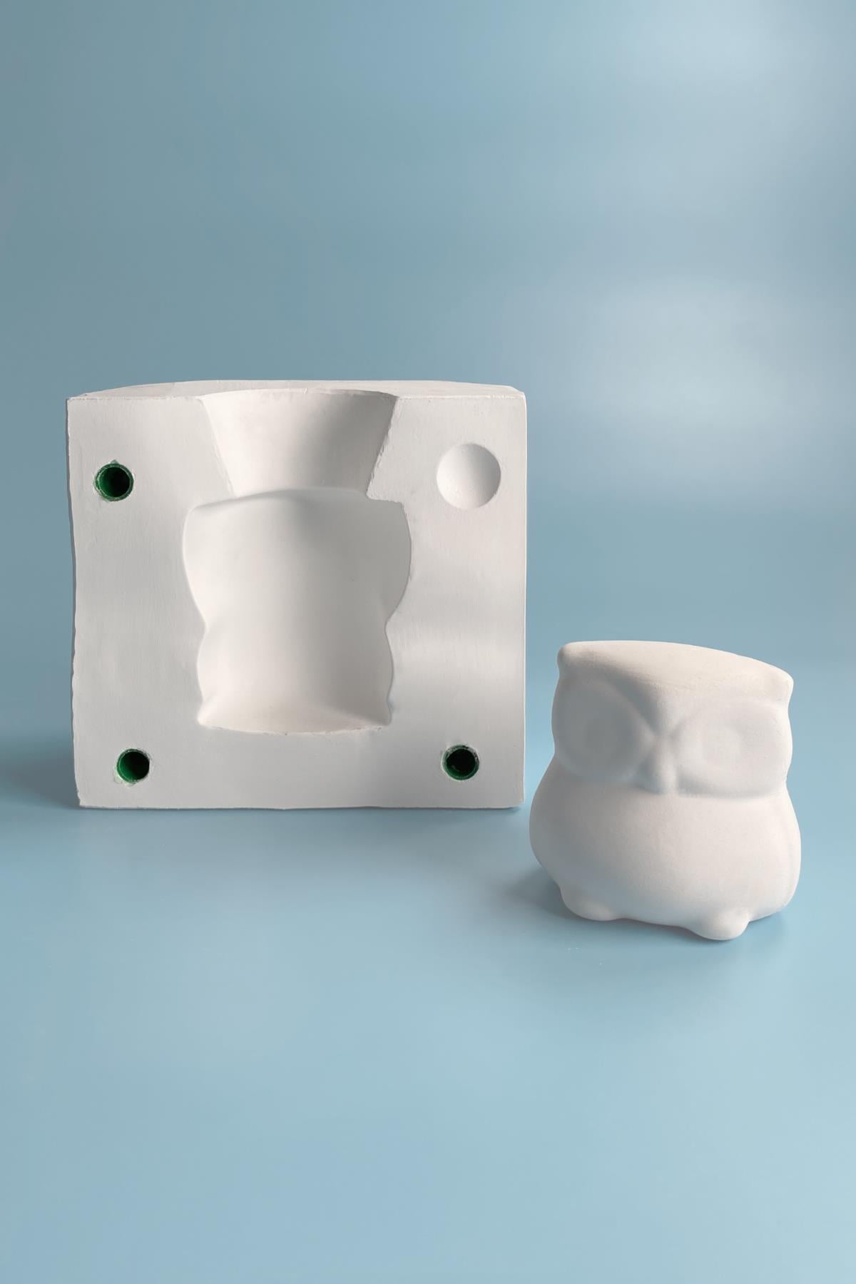 Baykuş - Alçı Kalıp