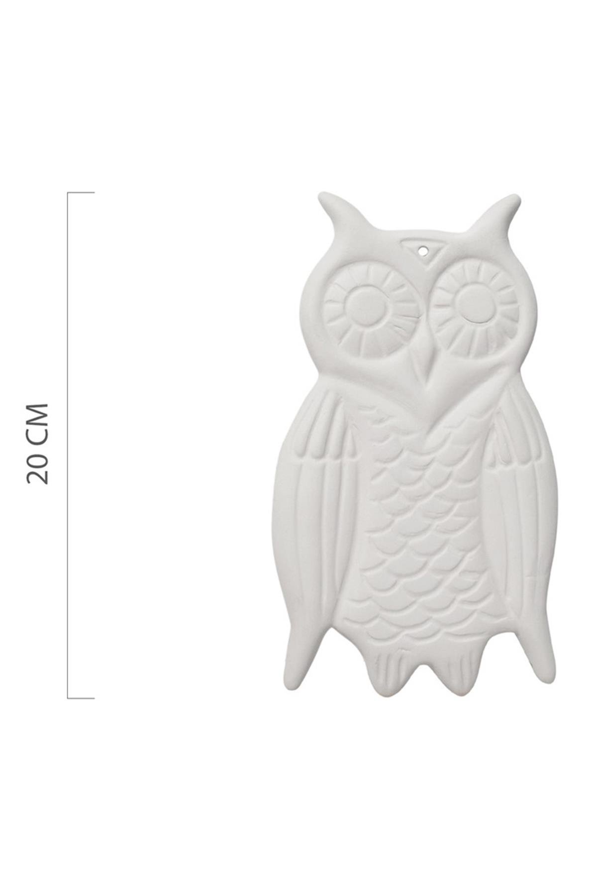 Owl Tile Bisque