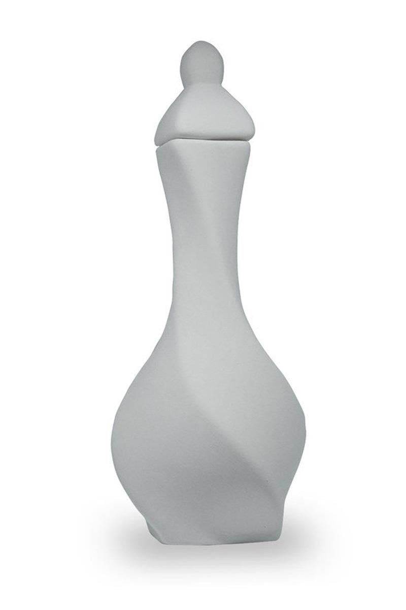  Helix Vase Tile Bisque
