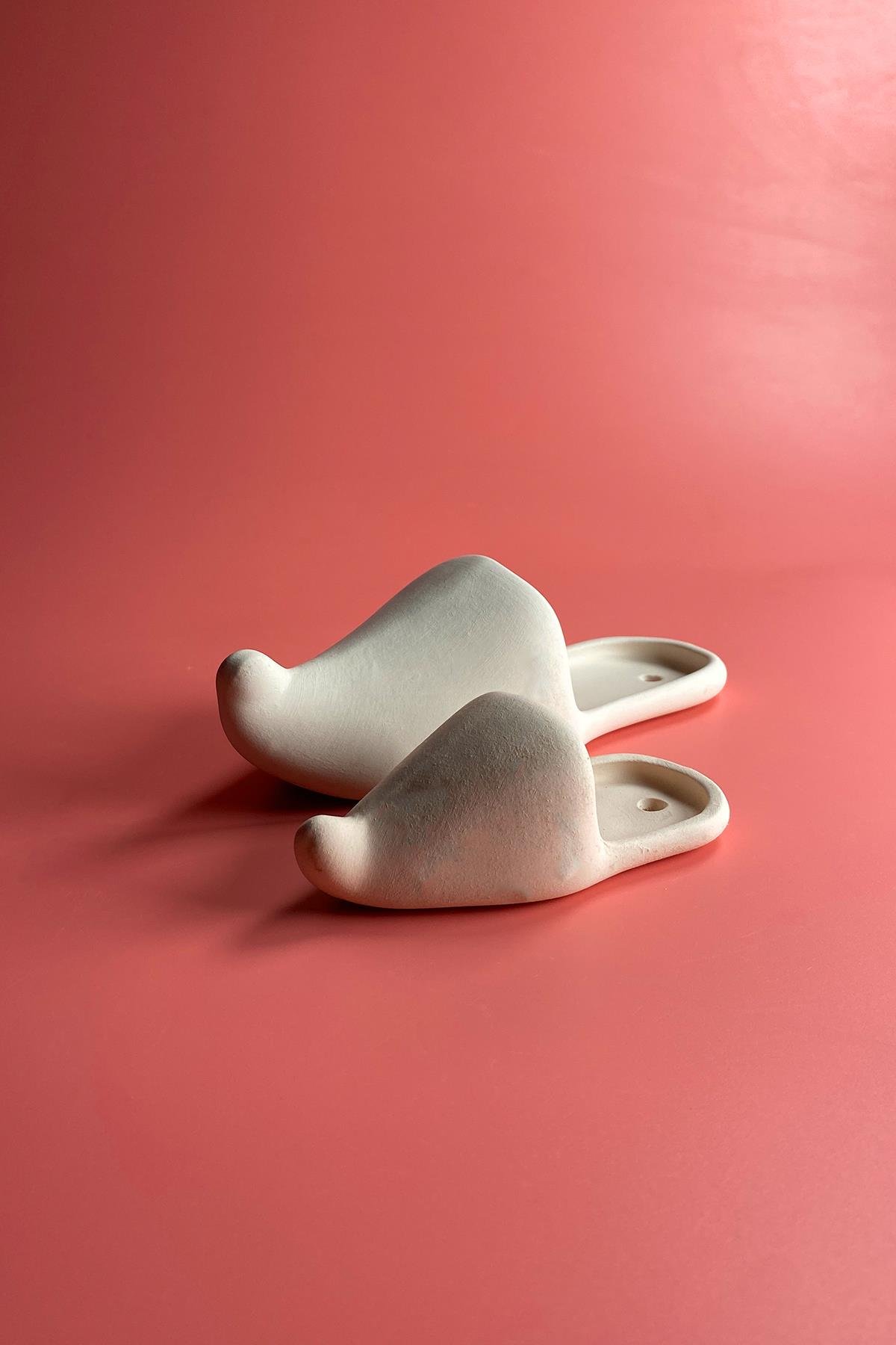 Slipper Ceramic Bisque