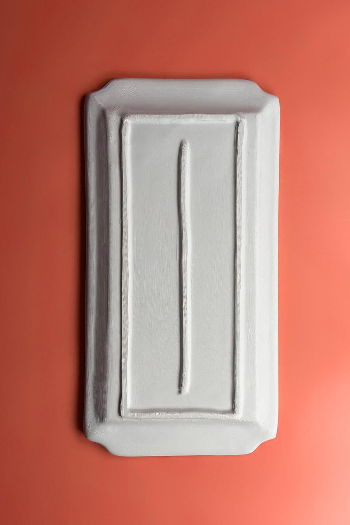 Çiçekli Tepsi Seramik Bisküvi