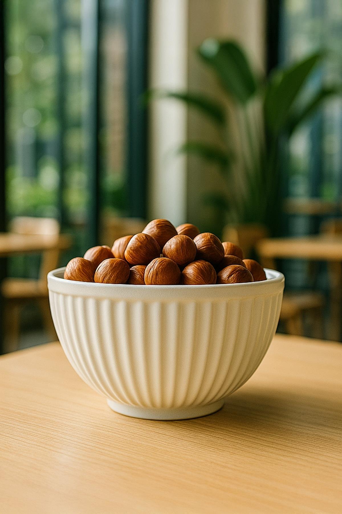 Чашка с полосками - Керамический бисквит 