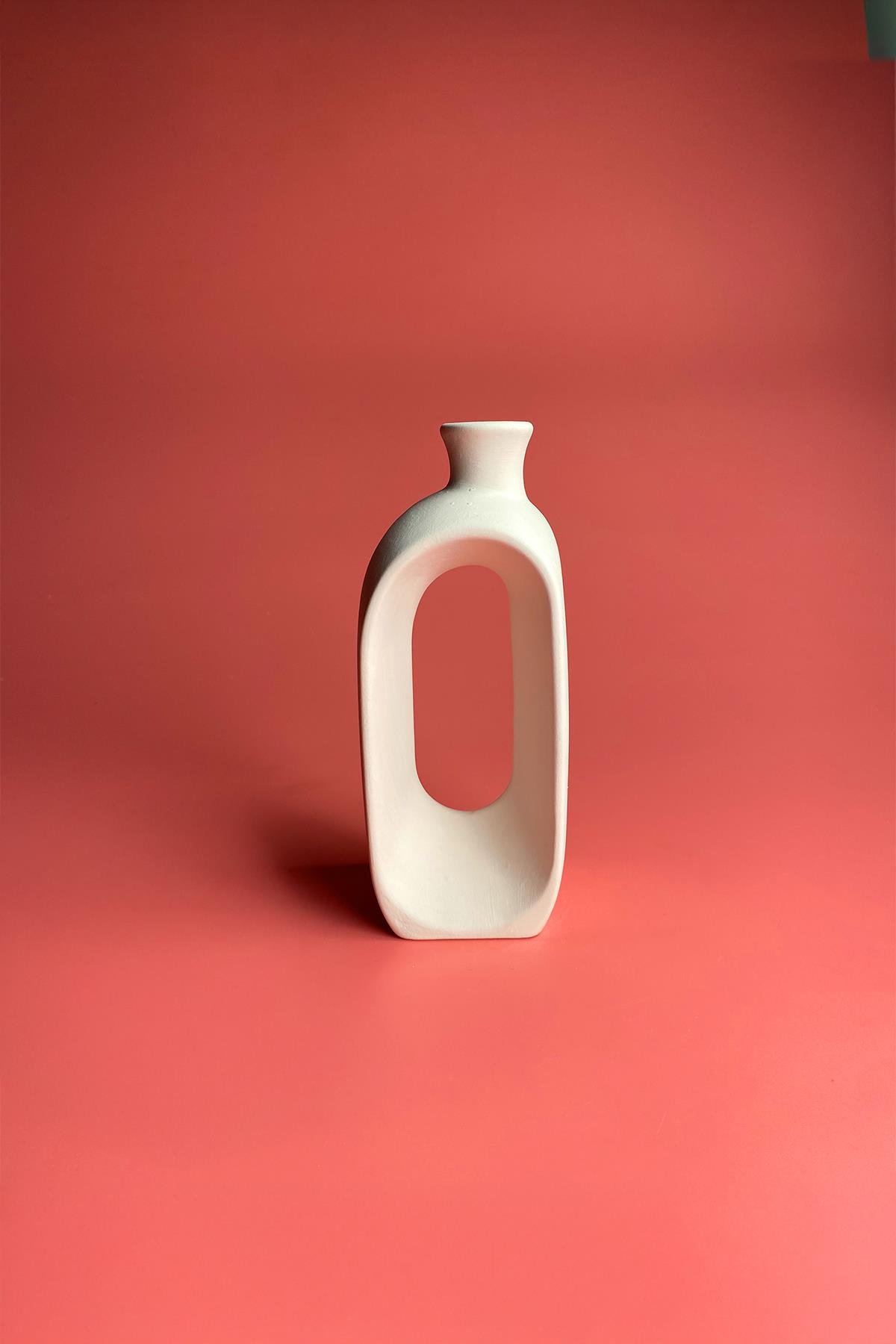 Cosmos Vase Ceramic Bisque