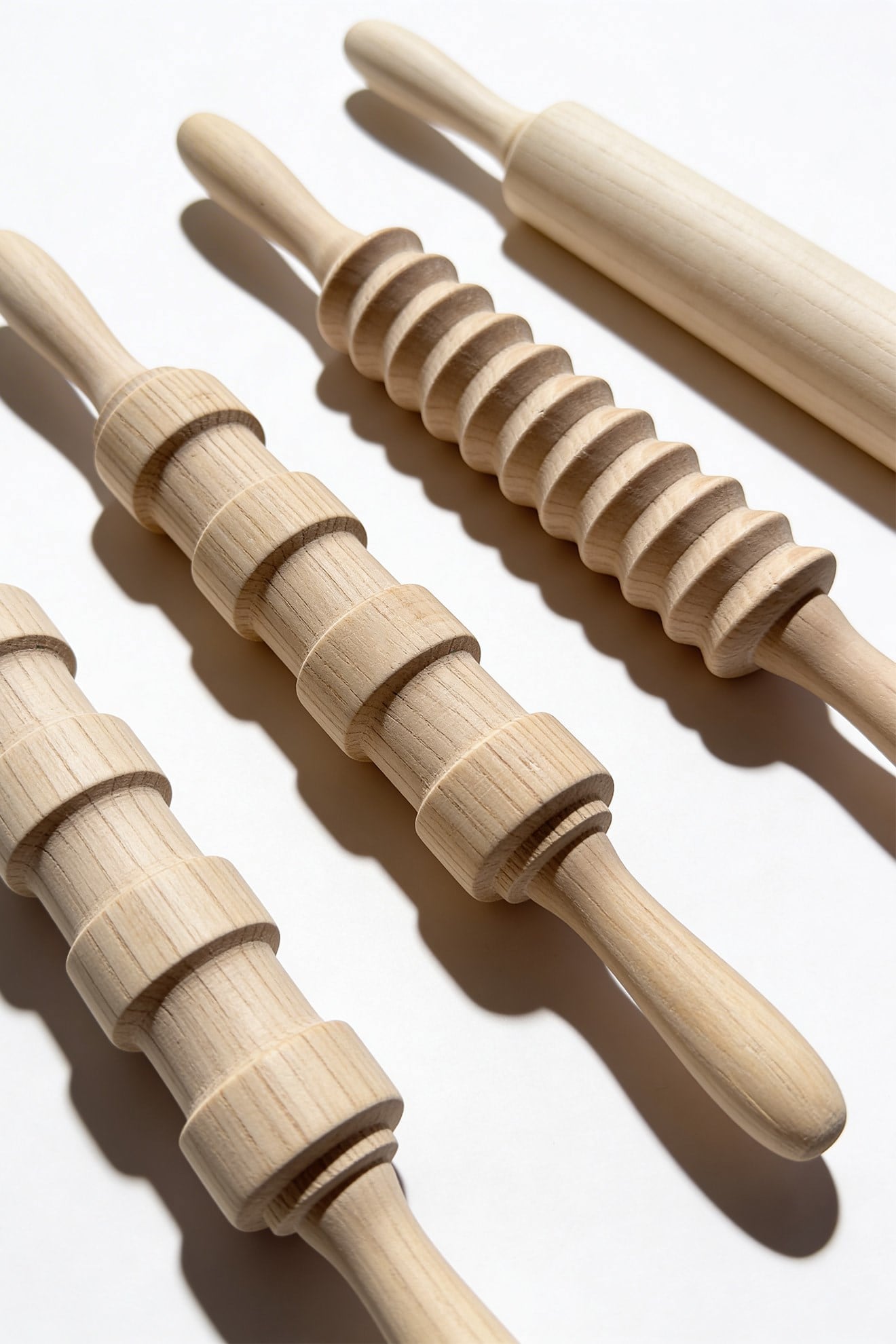 Wooden Decorative Roller For Clay