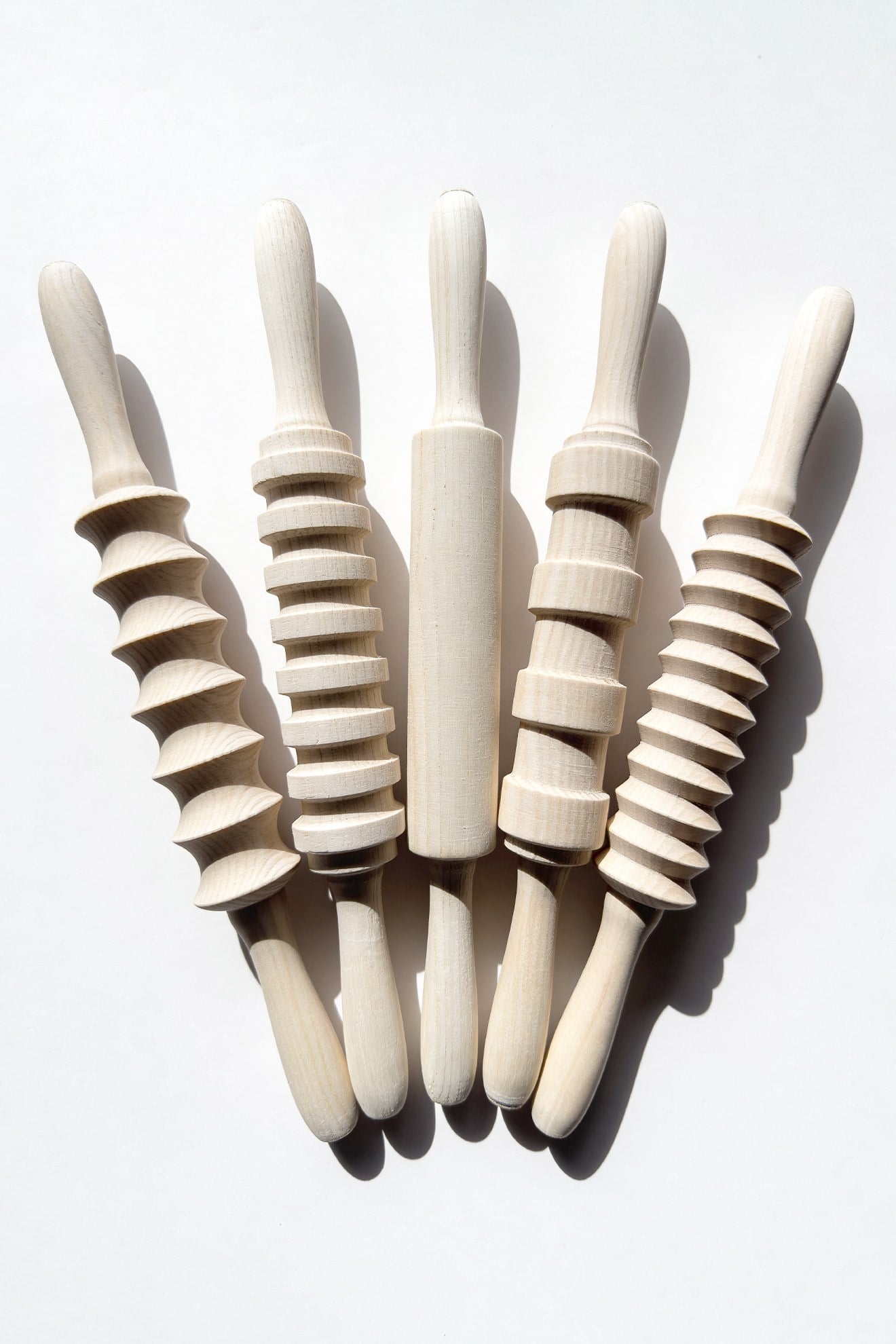 Wooden Decorative Roller For Clay