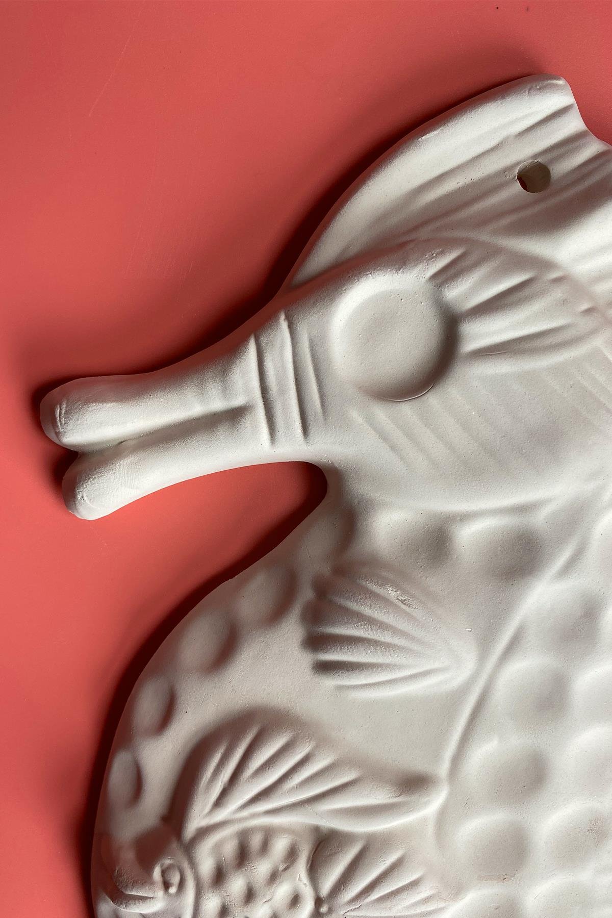 Sea Horse Ceramic Bisque