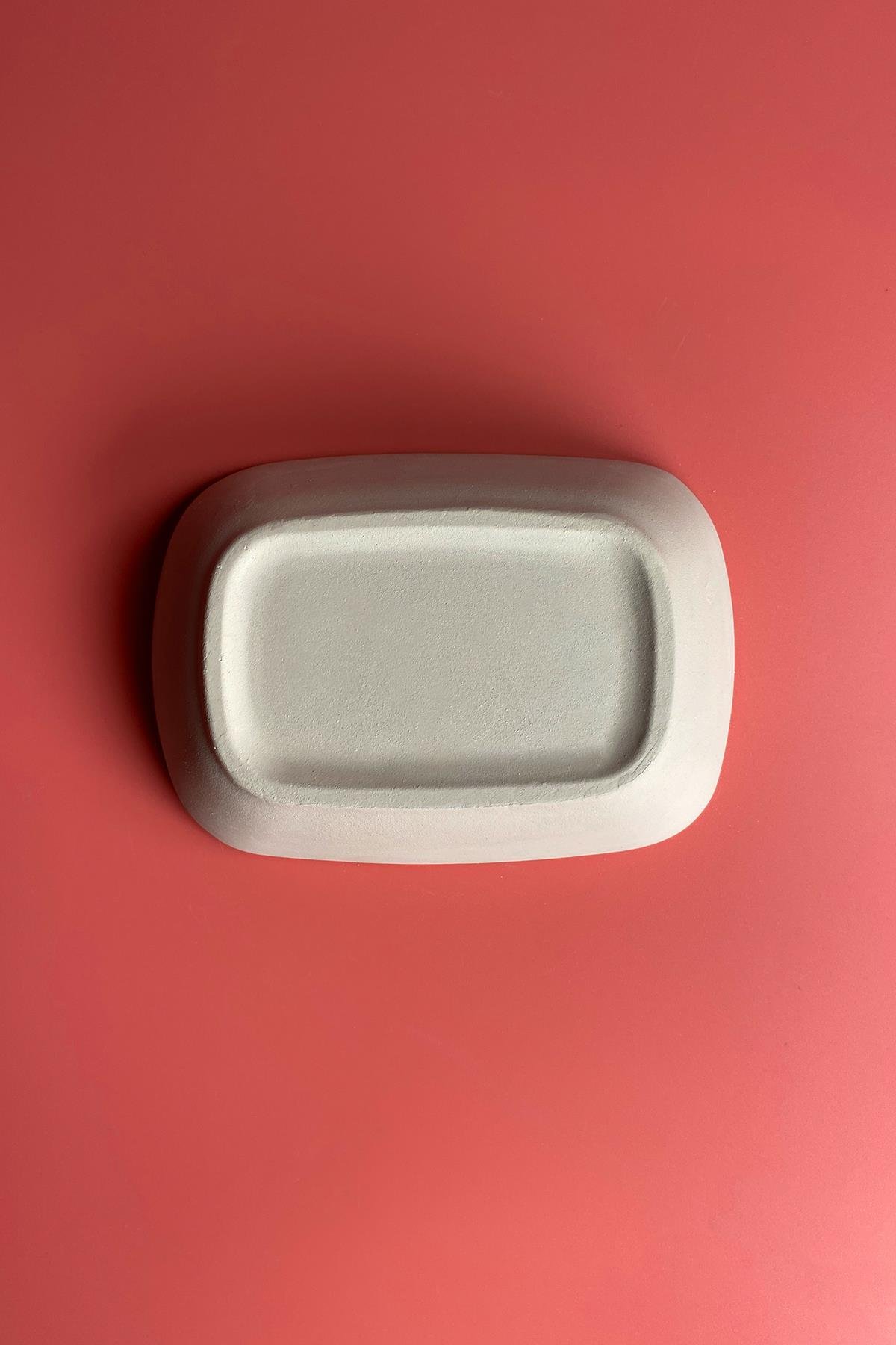 Upright Boat Appetizers Ceramic Bisque 2 Pieces