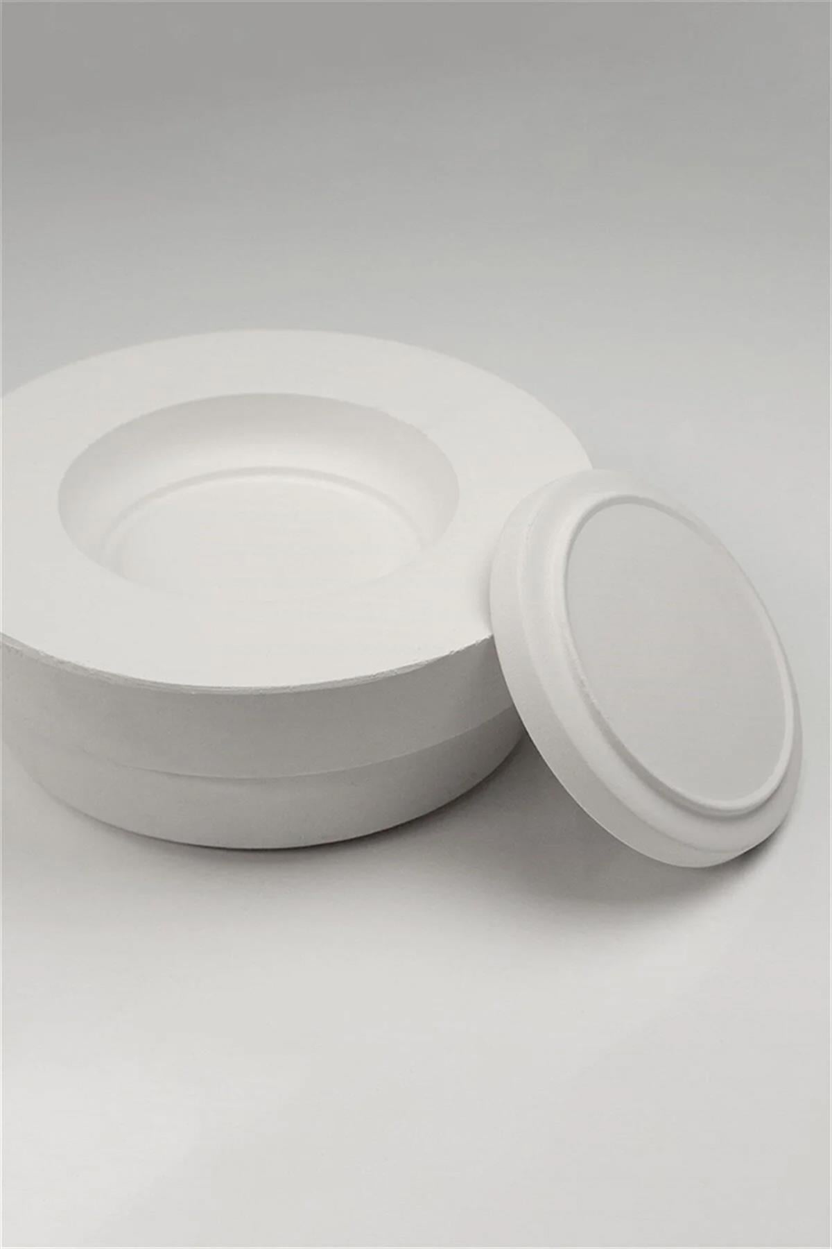 Dik Kenarlı (Step) Tabak | Alçı Kalıp