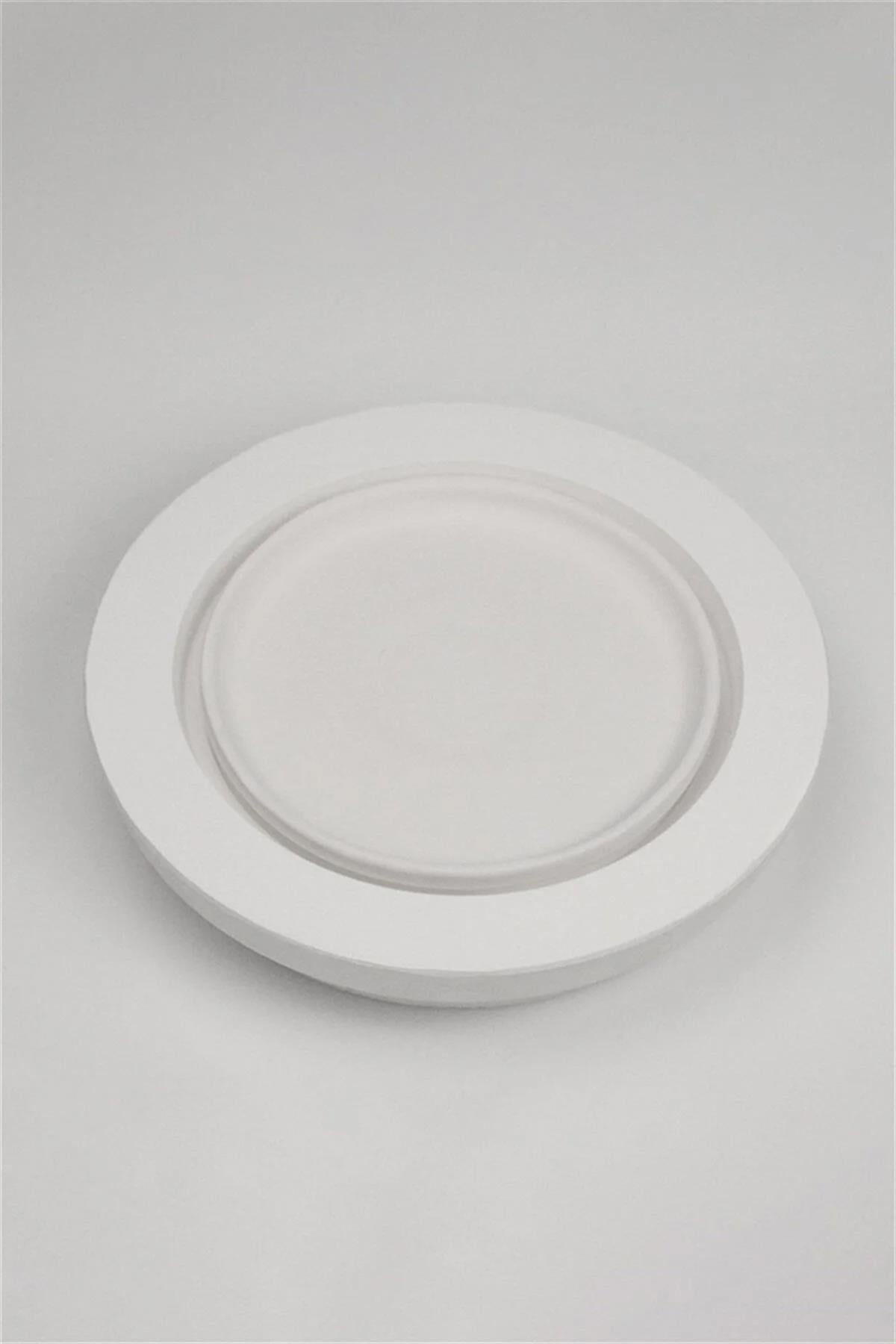 Dik Kenarlı (Step) Tabak | Alçı Kalıp