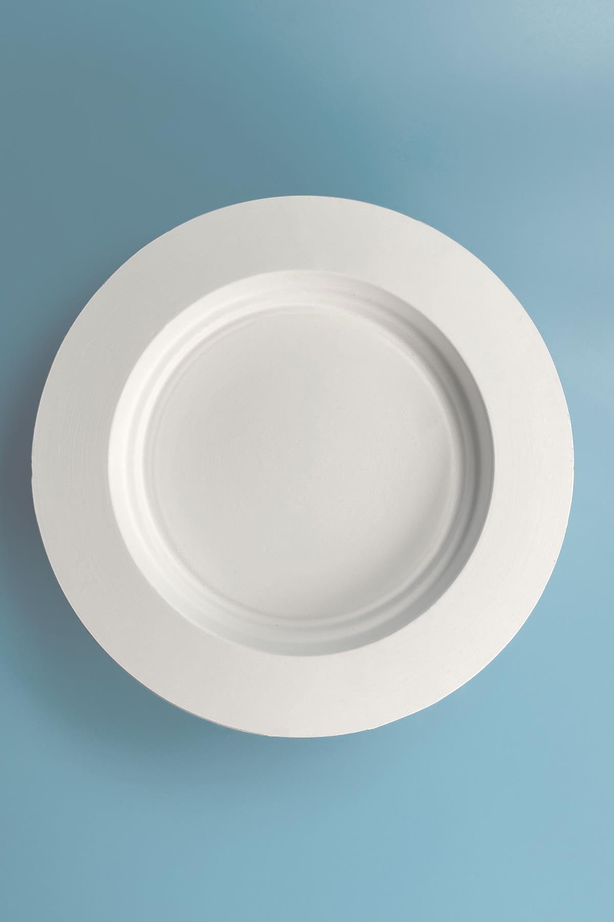 Dik Kenarlı (Step) Tabak - Alçı Kalıp