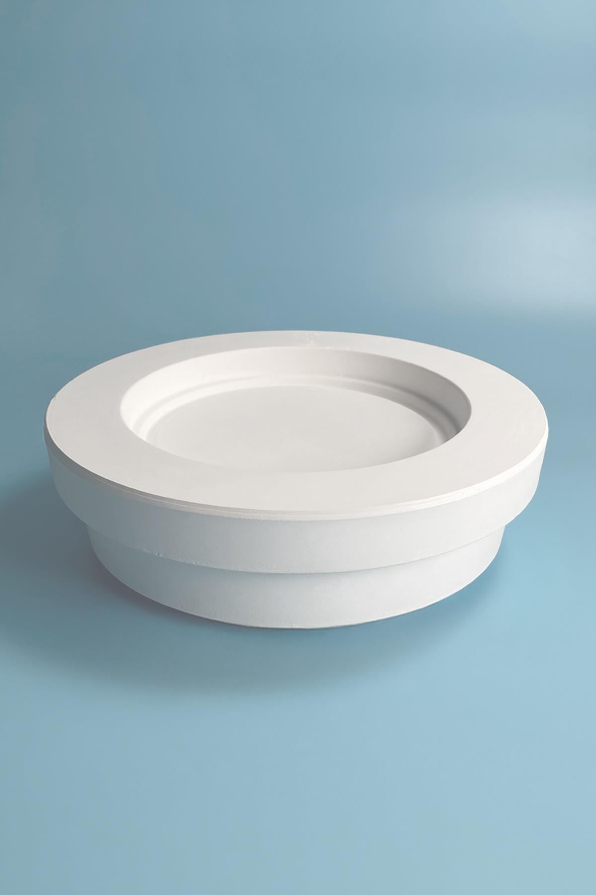 Dik Kenarlı (Step) Tabak - Alçı Kalıp