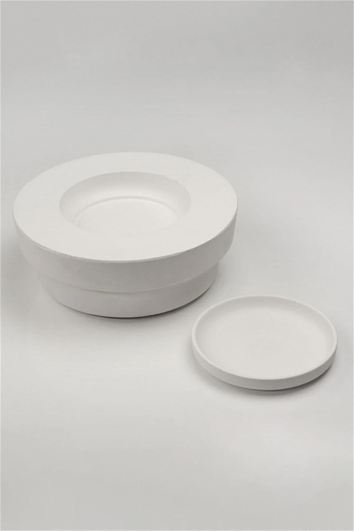 Dik Kenarlı (Step) Tabak | Alçı Kalıp