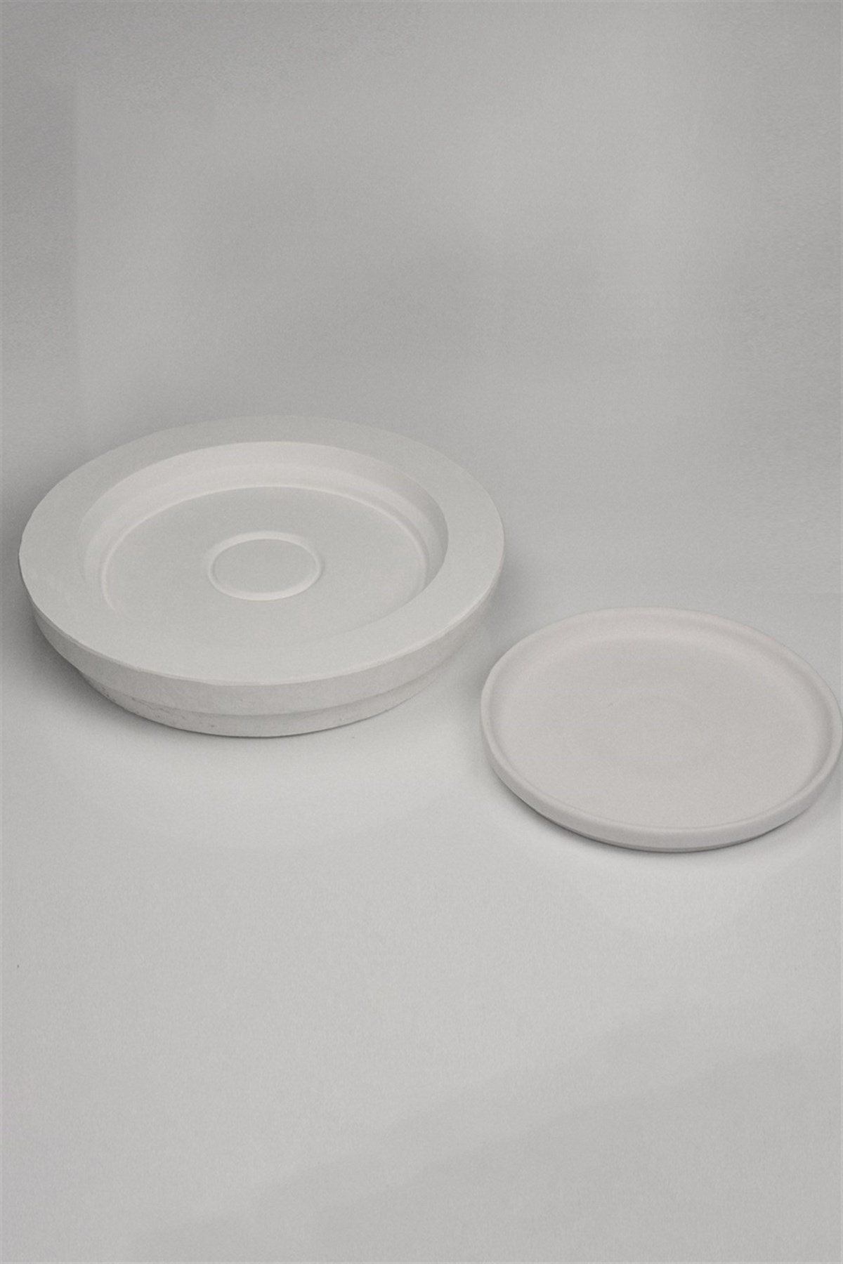 Dik Kenarlı Tabak | Alçı Kalıp