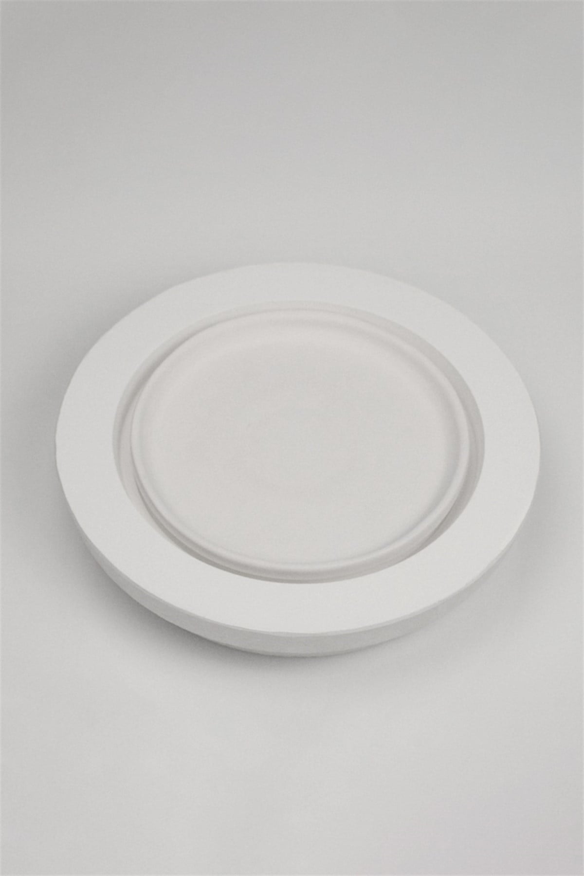 Dik Kenarlı Tabak | Alçı Kalıp