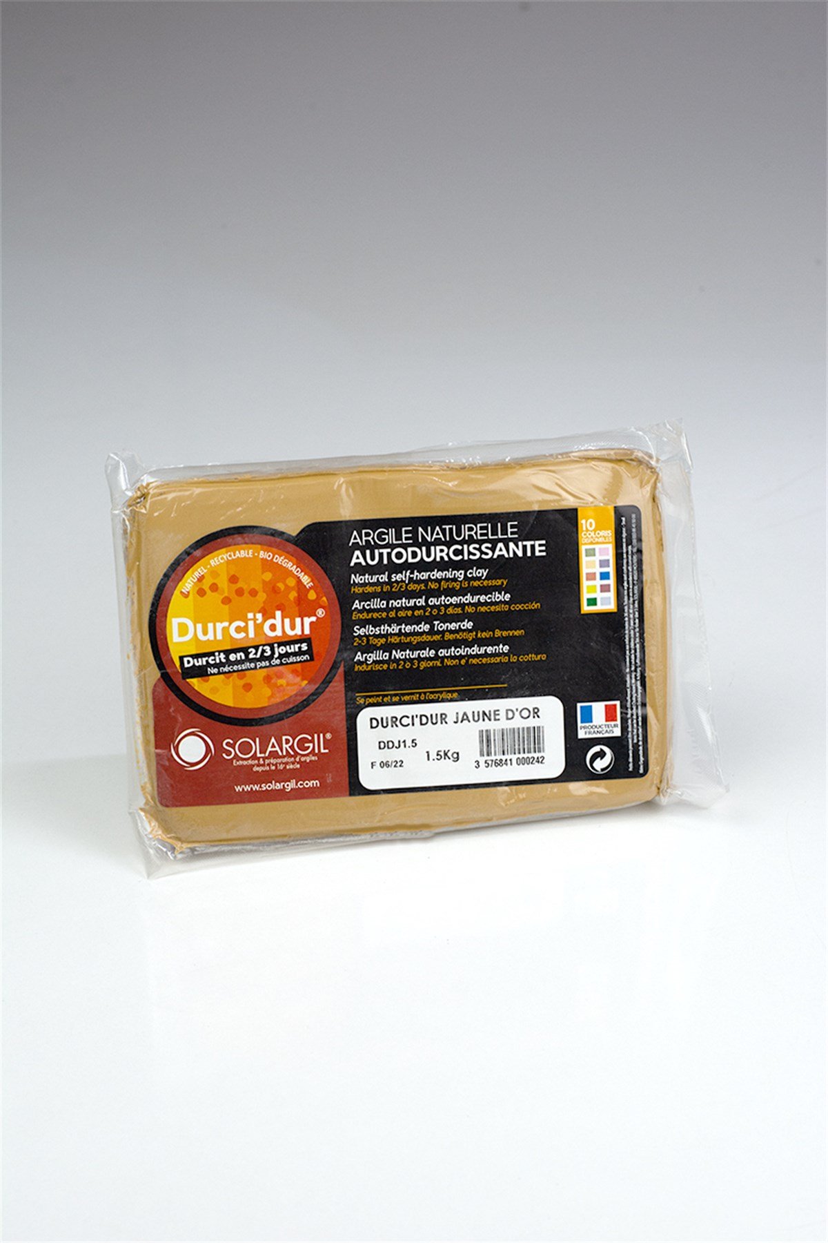 DURCI'DUR Hava ile Kuruyan Çamur - Altın Sarısı 1.5kg