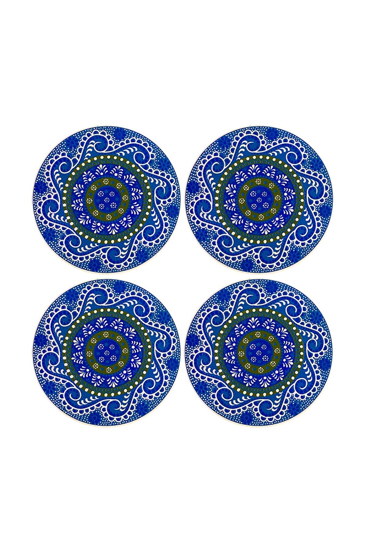 E005-3 Çini Desenli Sır Altı Dekal 12 cm