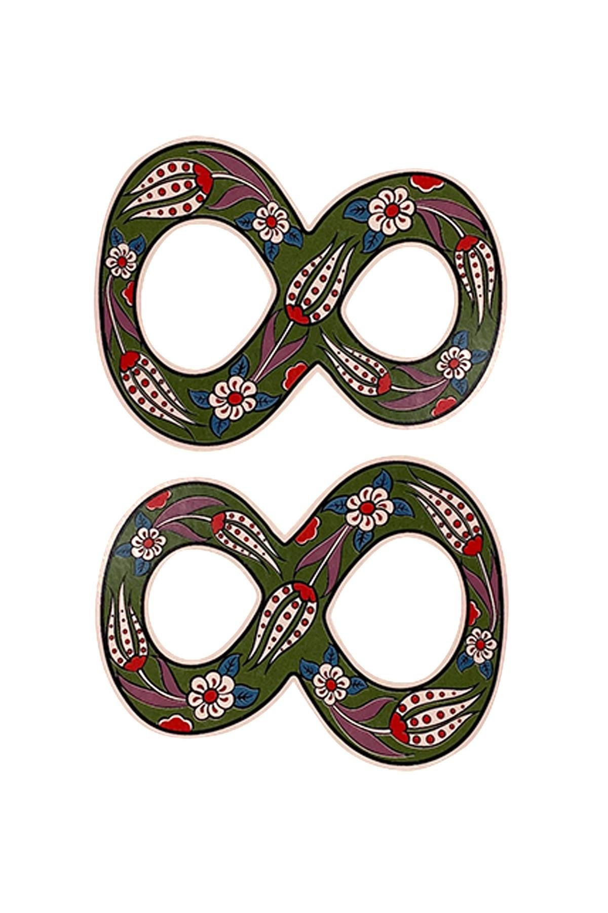 E108-8 Rakam Desenli Sır Altı Dekal 7x12 cm