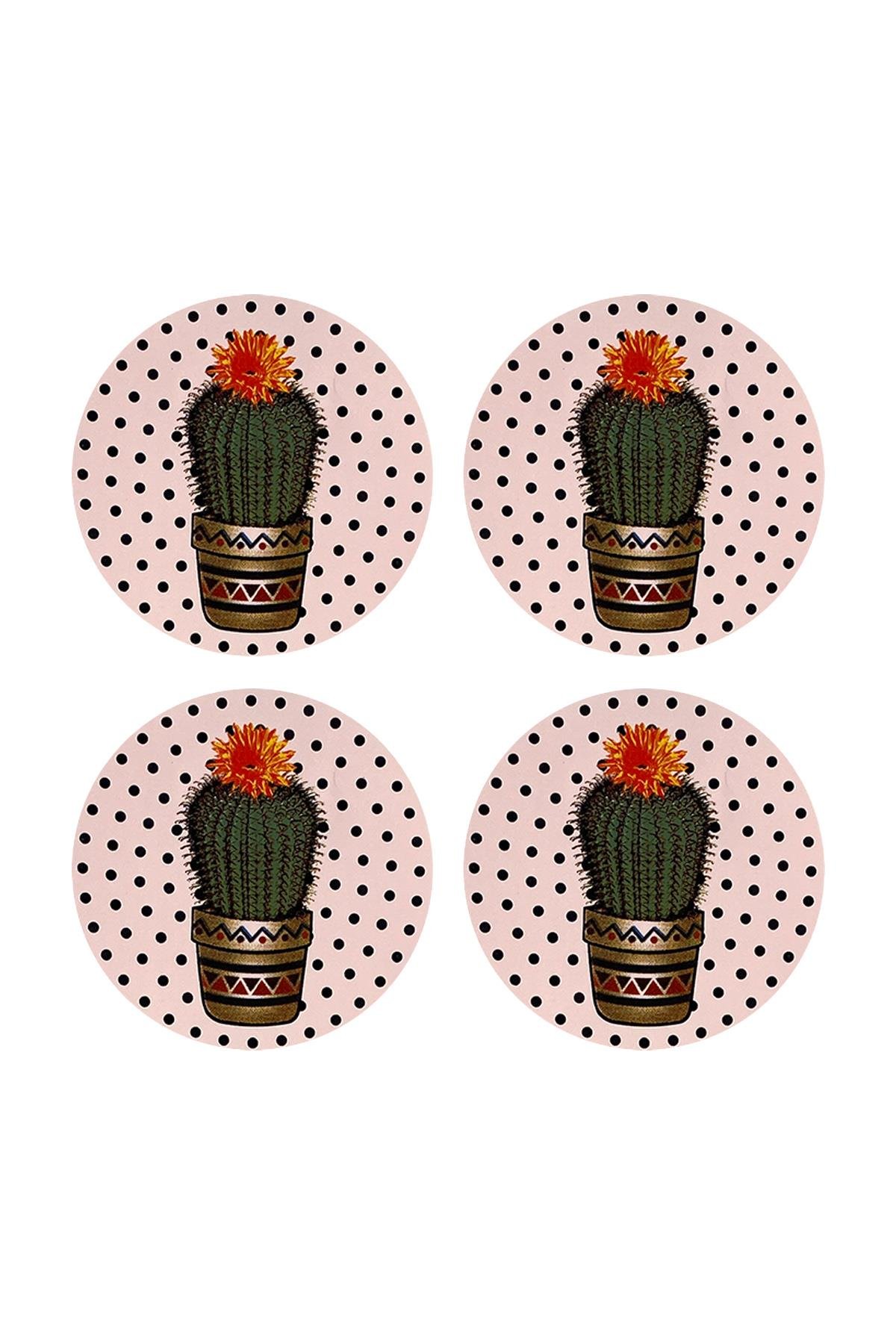 E231-1 Kaktüs Desenli Sır Altı Dekal 12x50 cm