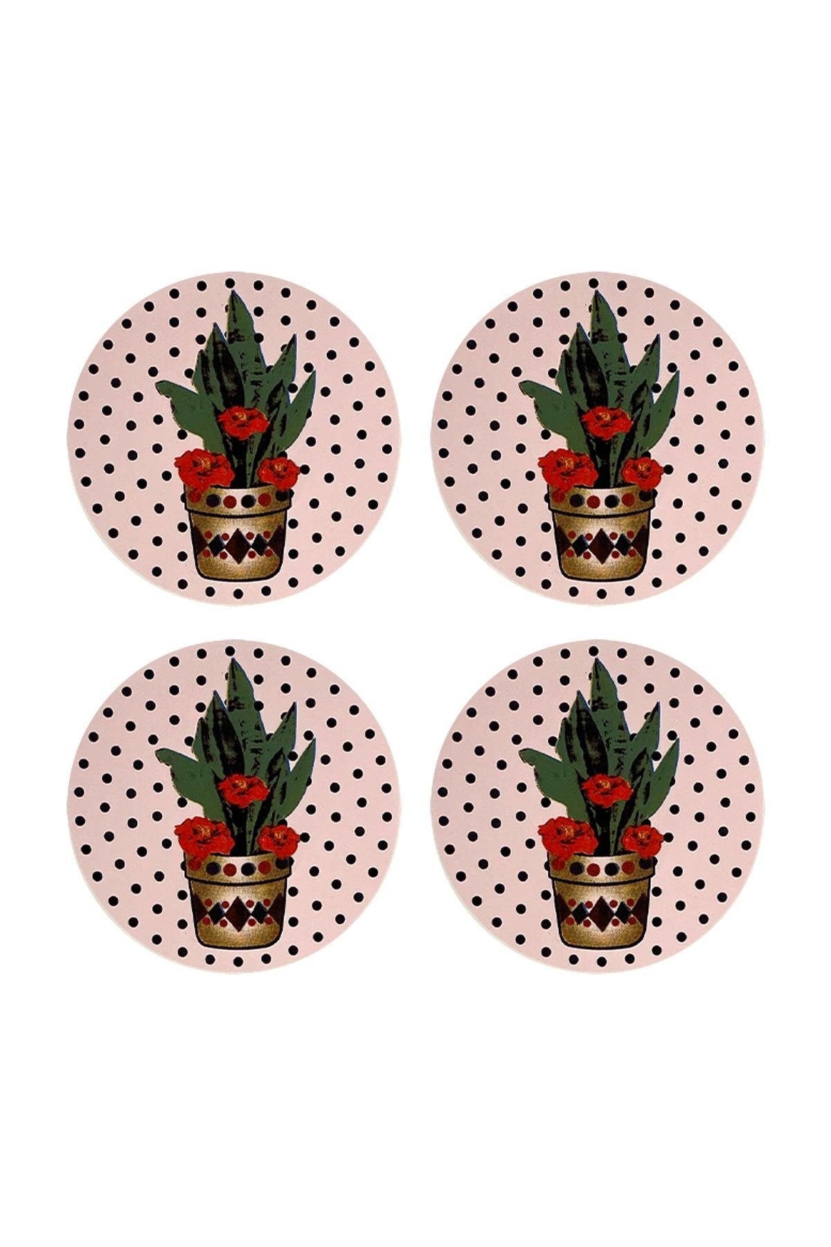 E231-2 Kaktüs Desenli Sır Altı Dekal 12x50 cm