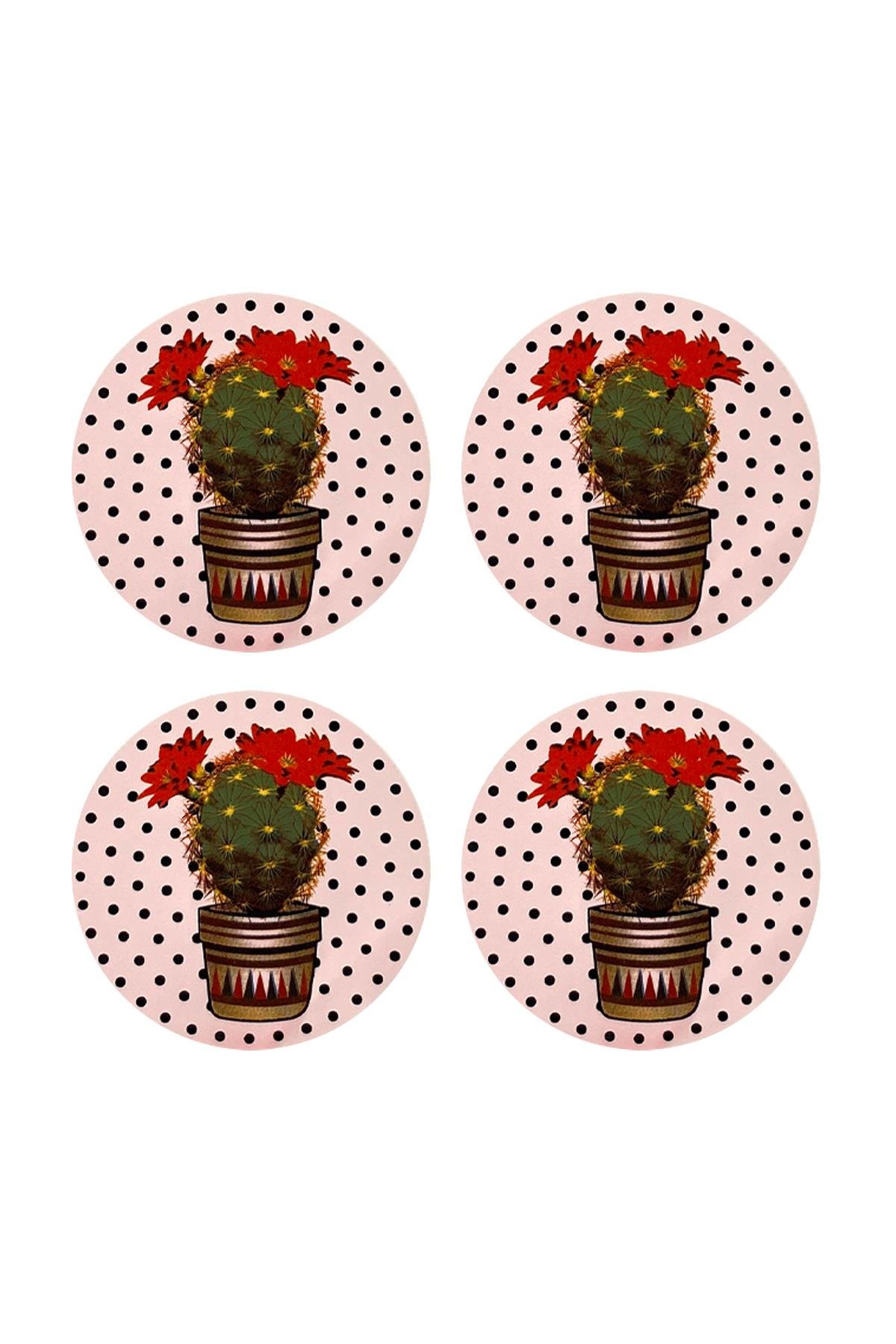 E231-5 Kaktüs Desenli Sır Altı Dekal 12x50 cm