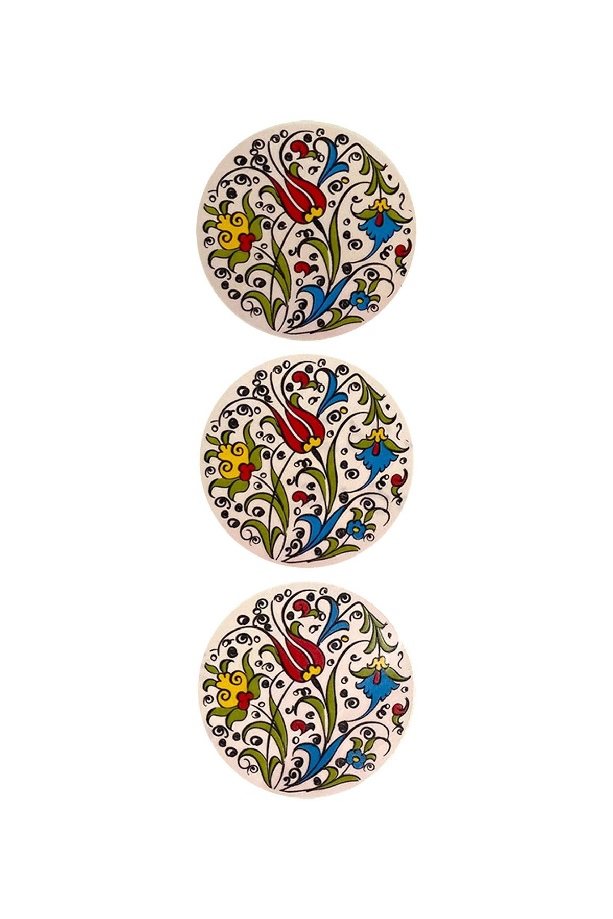 E262-7 Çini Desenli Sır Altı Dekal 7x20 cm