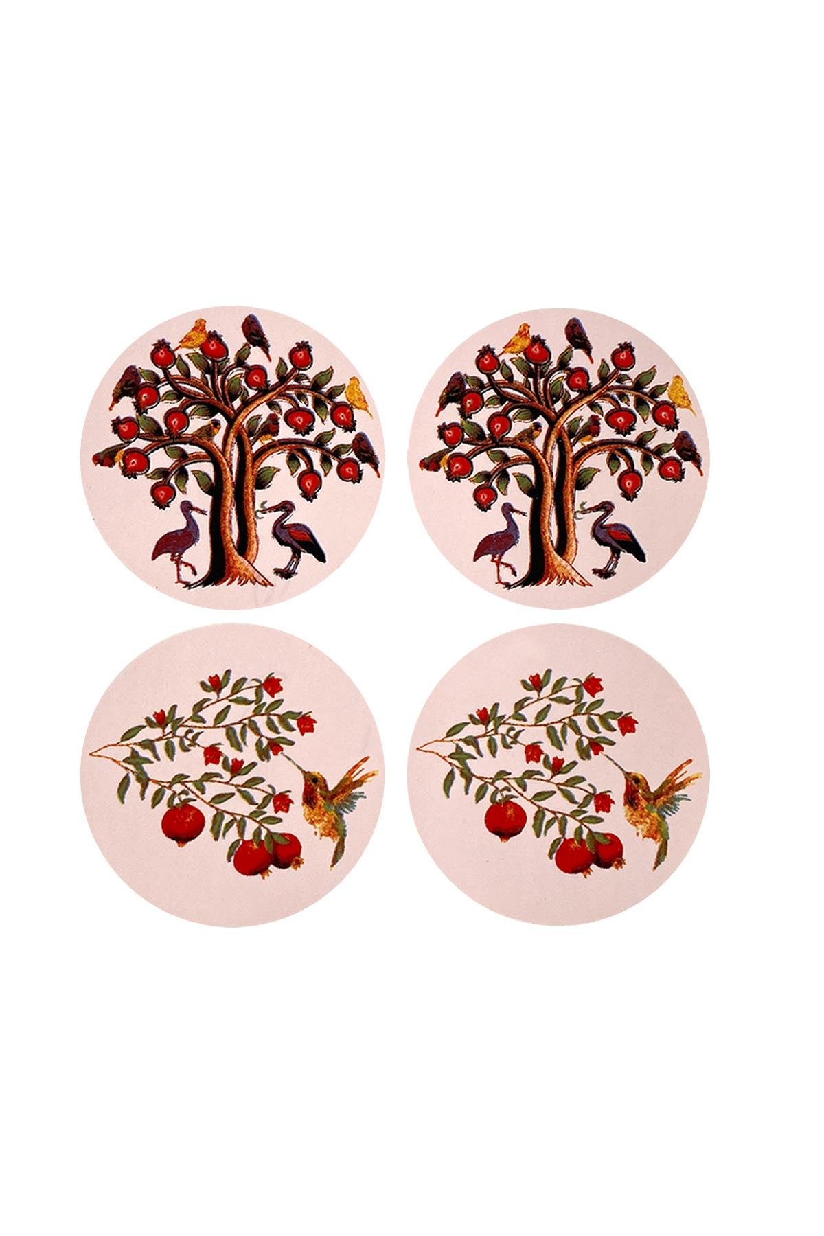 E268-5 Çini Desenli Sır Altı Dekal 17x19 cm