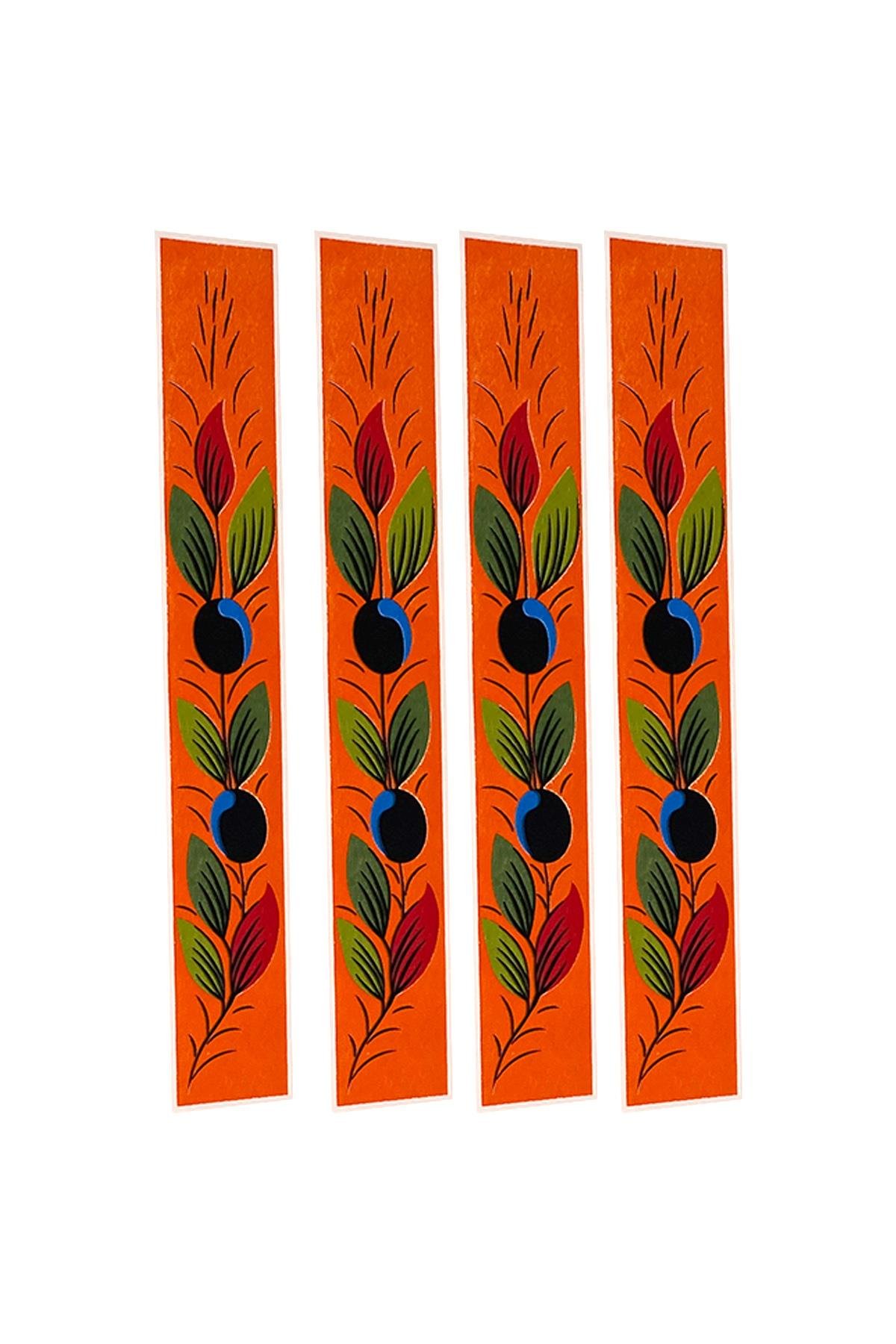 E270-2 Çini Desenli Sır Altı Dekal 3x23 cm