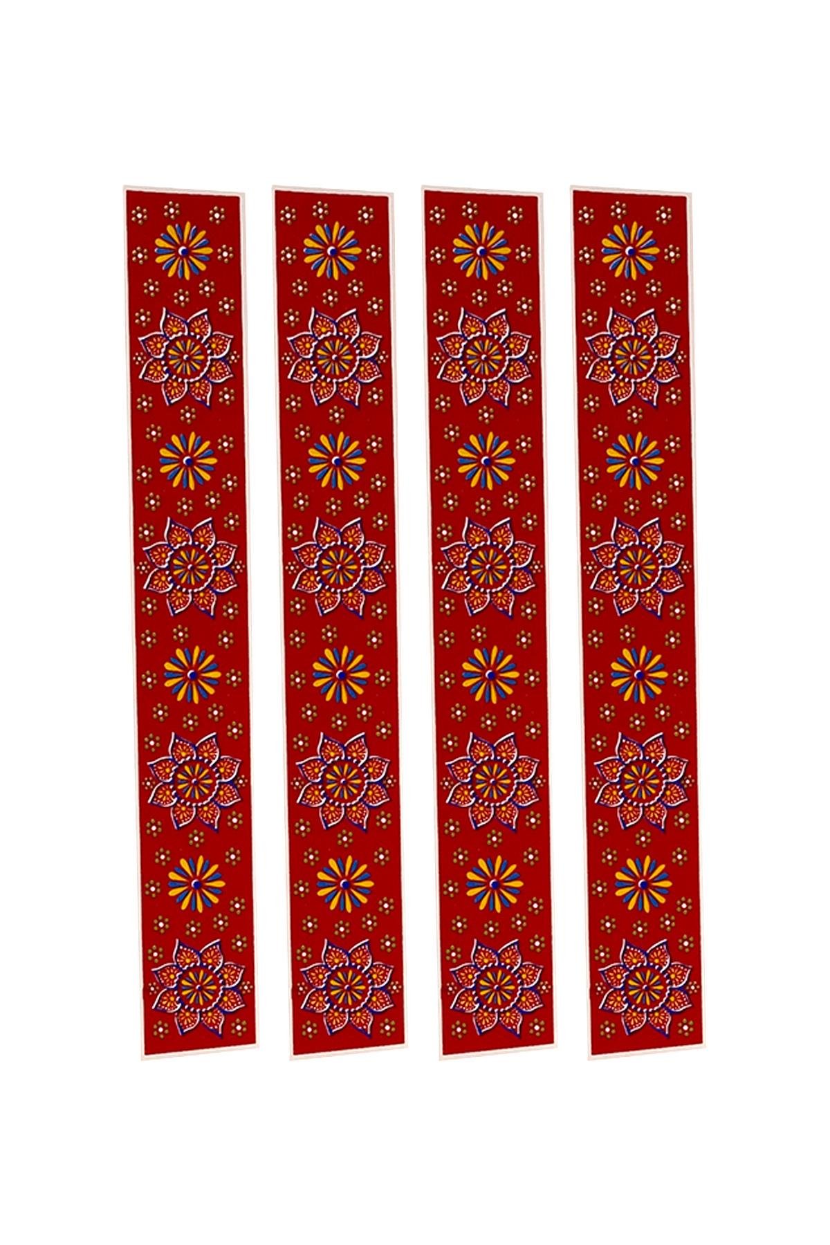 E270-6 Çini Desenli Sır Altı Dekal 3x23 cm