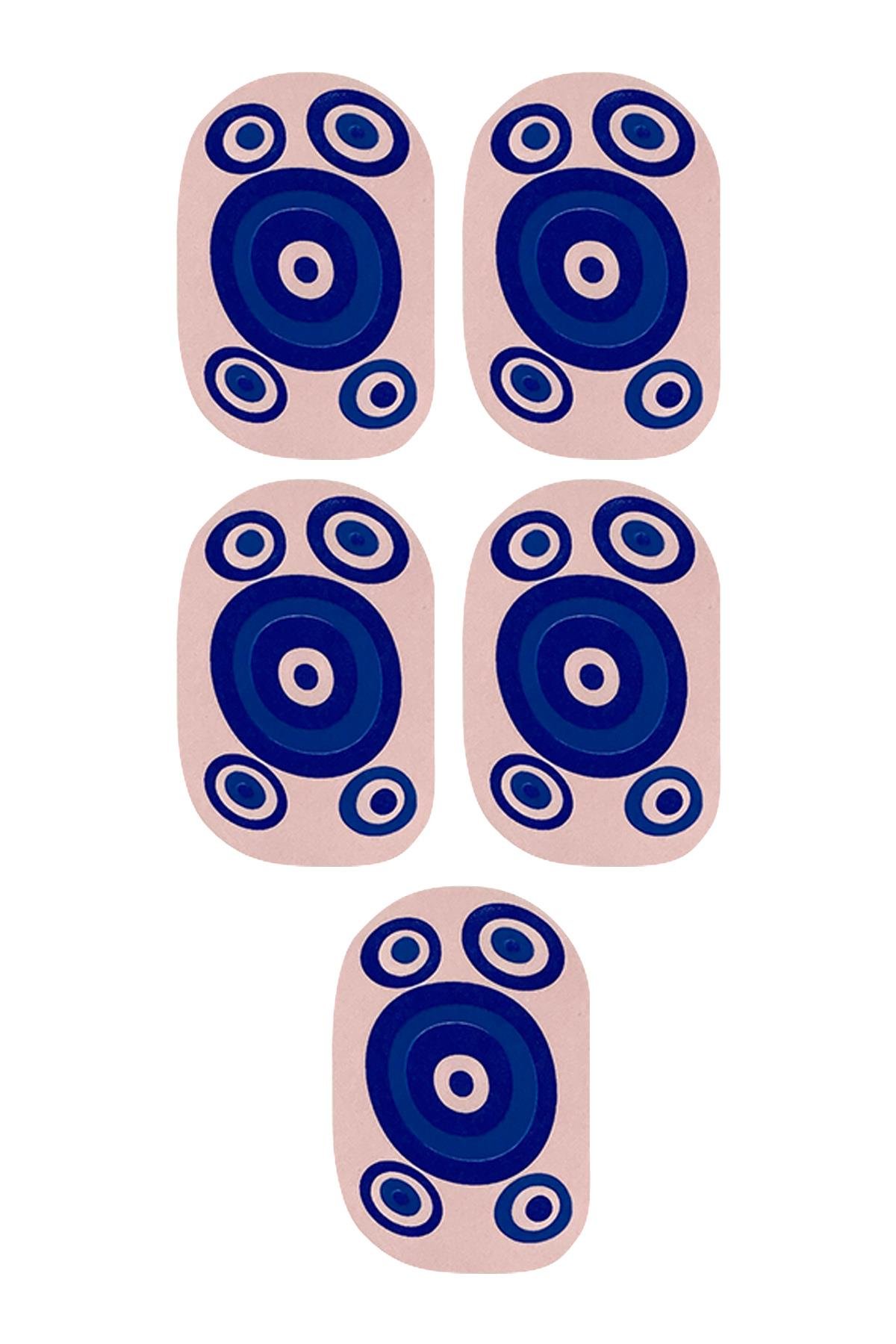 E488-1 Çini Desenli Sır Altı Dekal 5x7 cm