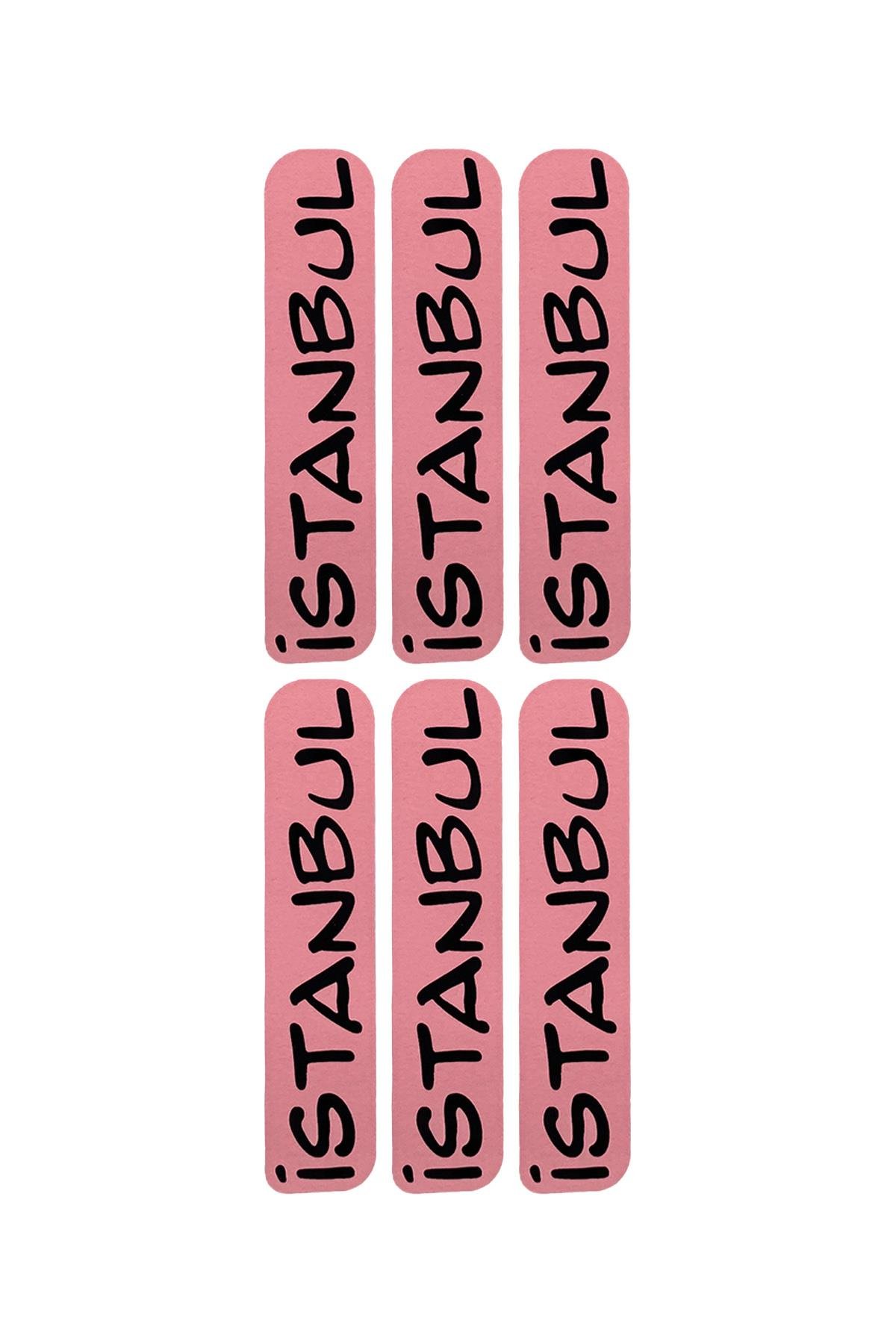 E697-3 İstanbul Desenli Sır Altı Dekal 3x11 cm