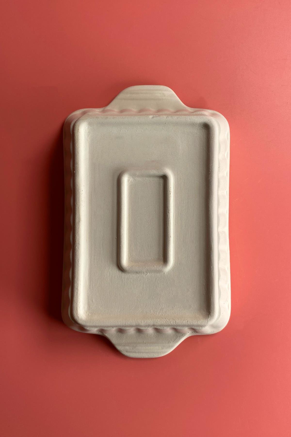 Fırın Kabı 22cm - Seramik Bisküvi