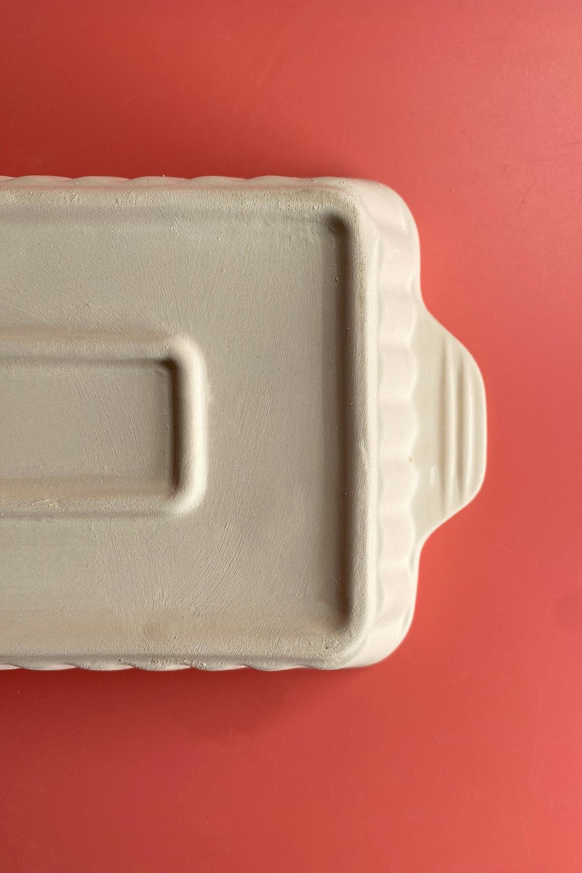 Fırın Kabı 22cm - Seramik Bisküvi