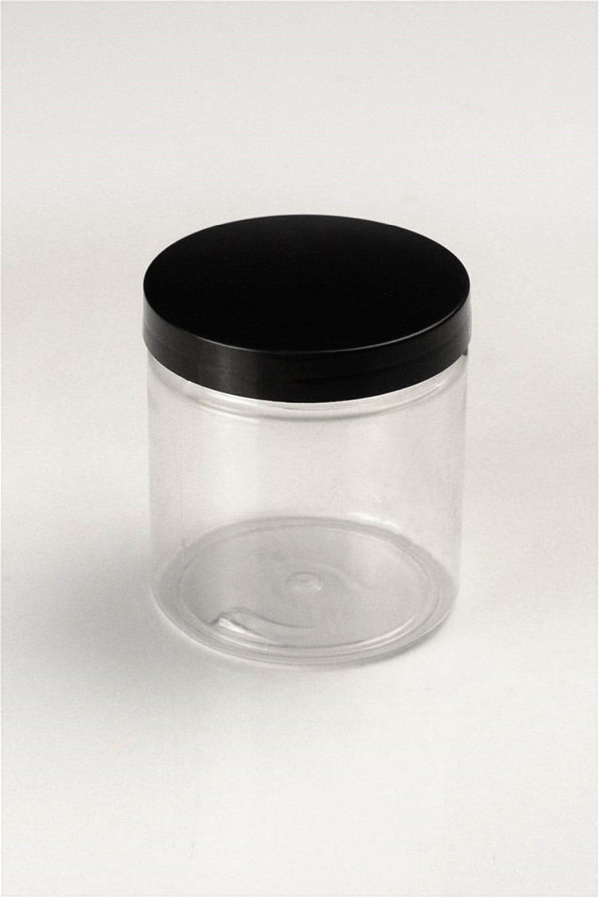 Folyo Kapaklı Şeffaf Boya Kabı 250ml