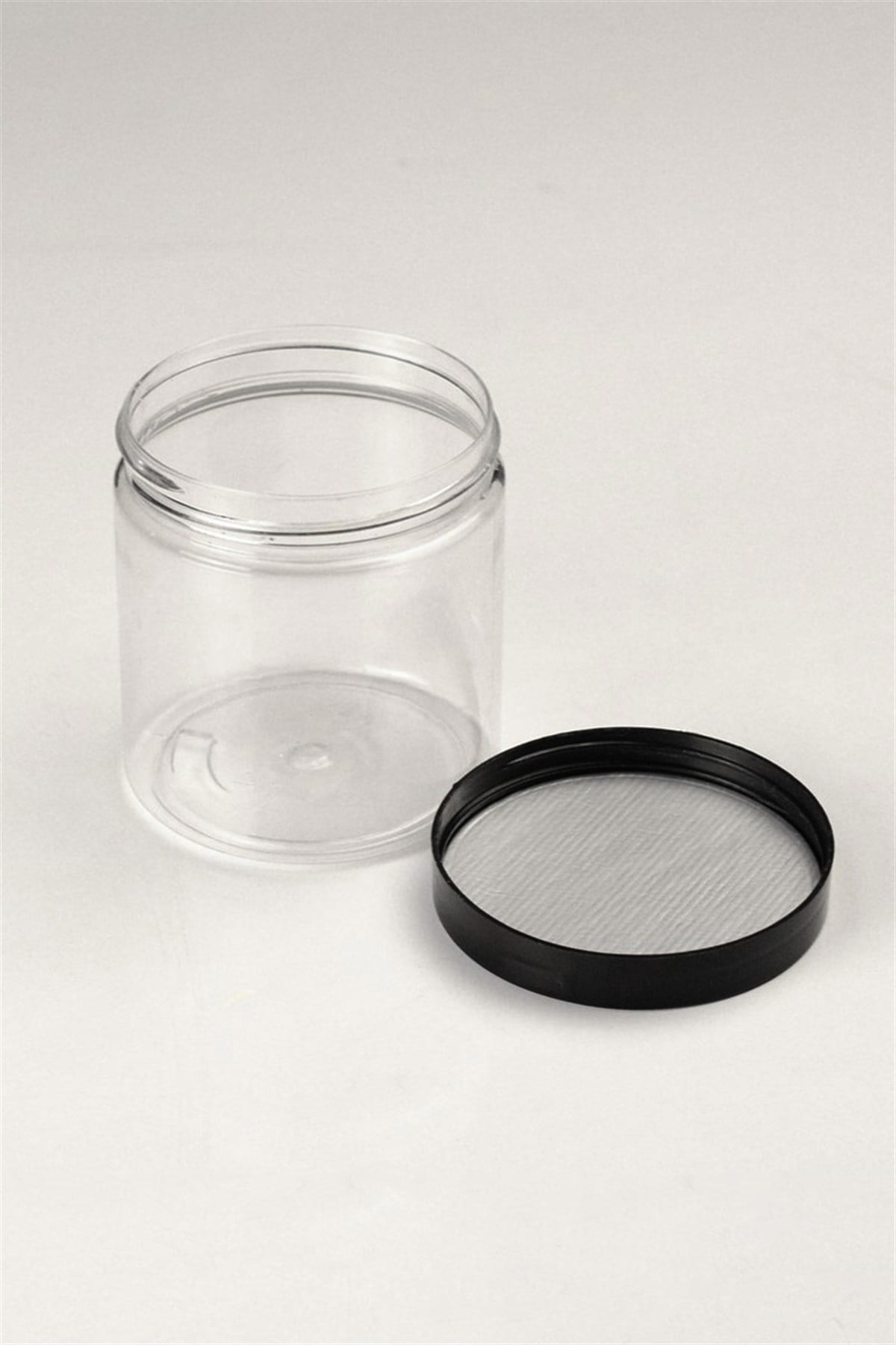 Folyo Kapaklı Şeffaf Boya Kabı 250ml