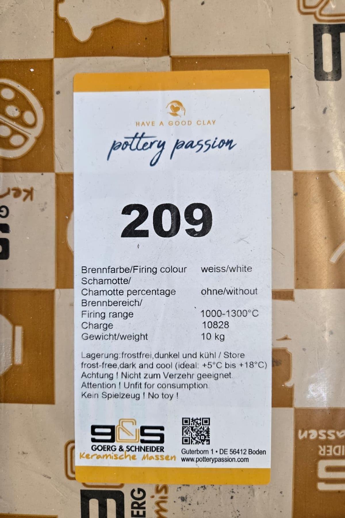 Goerg & Schneider 209 Stoneware Çamur