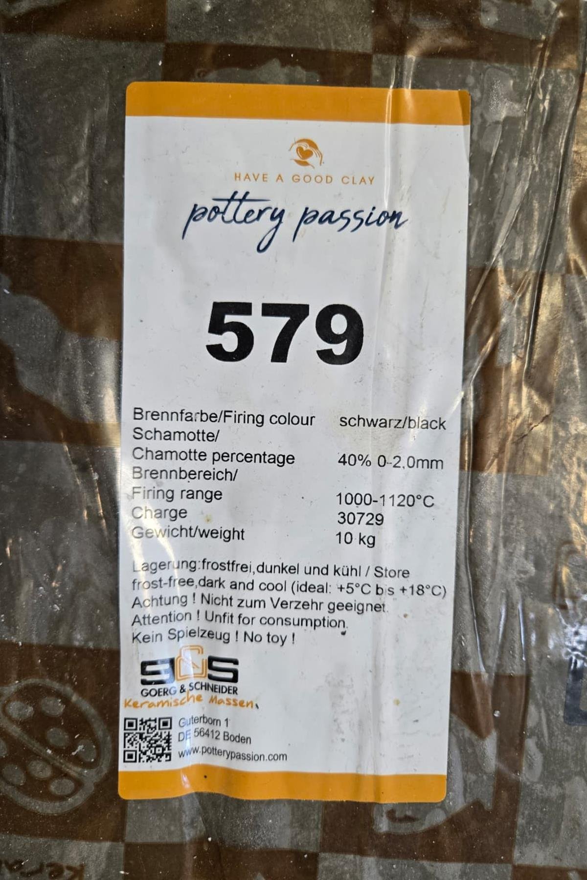 Goerg & Schneider 579 Stoneware Çamur