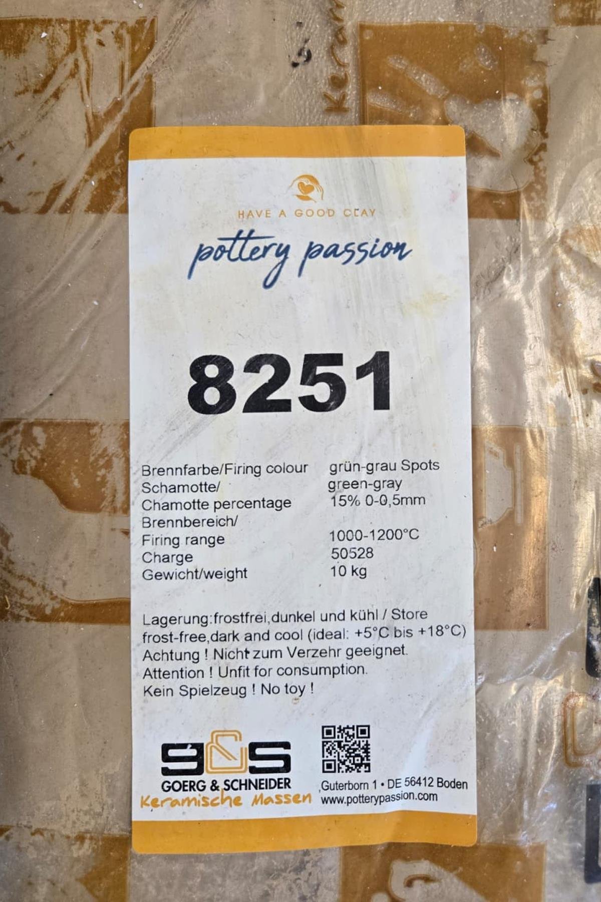 Goerg & Schneider 8251 Stoneware Çamur