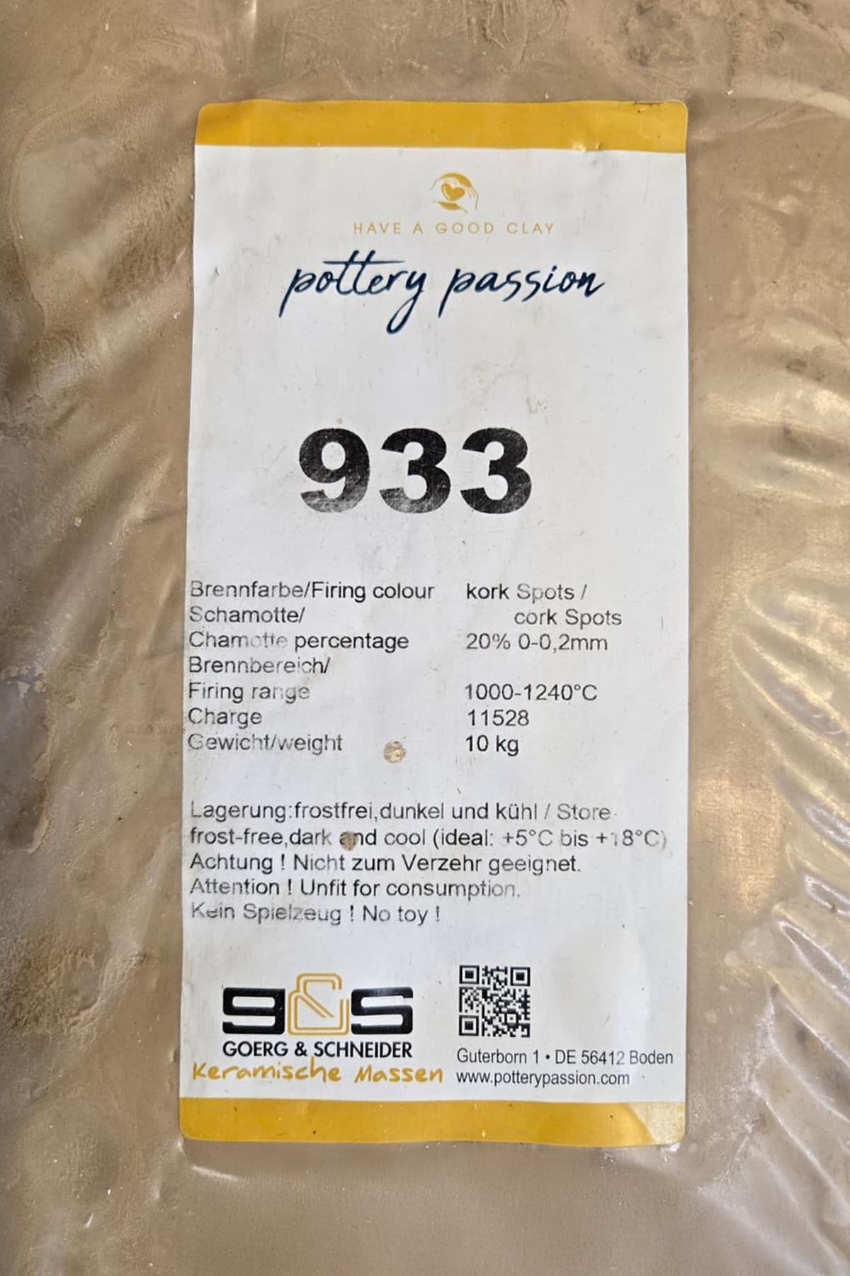 Goerg & Schneider 933 Stoneware Çamur