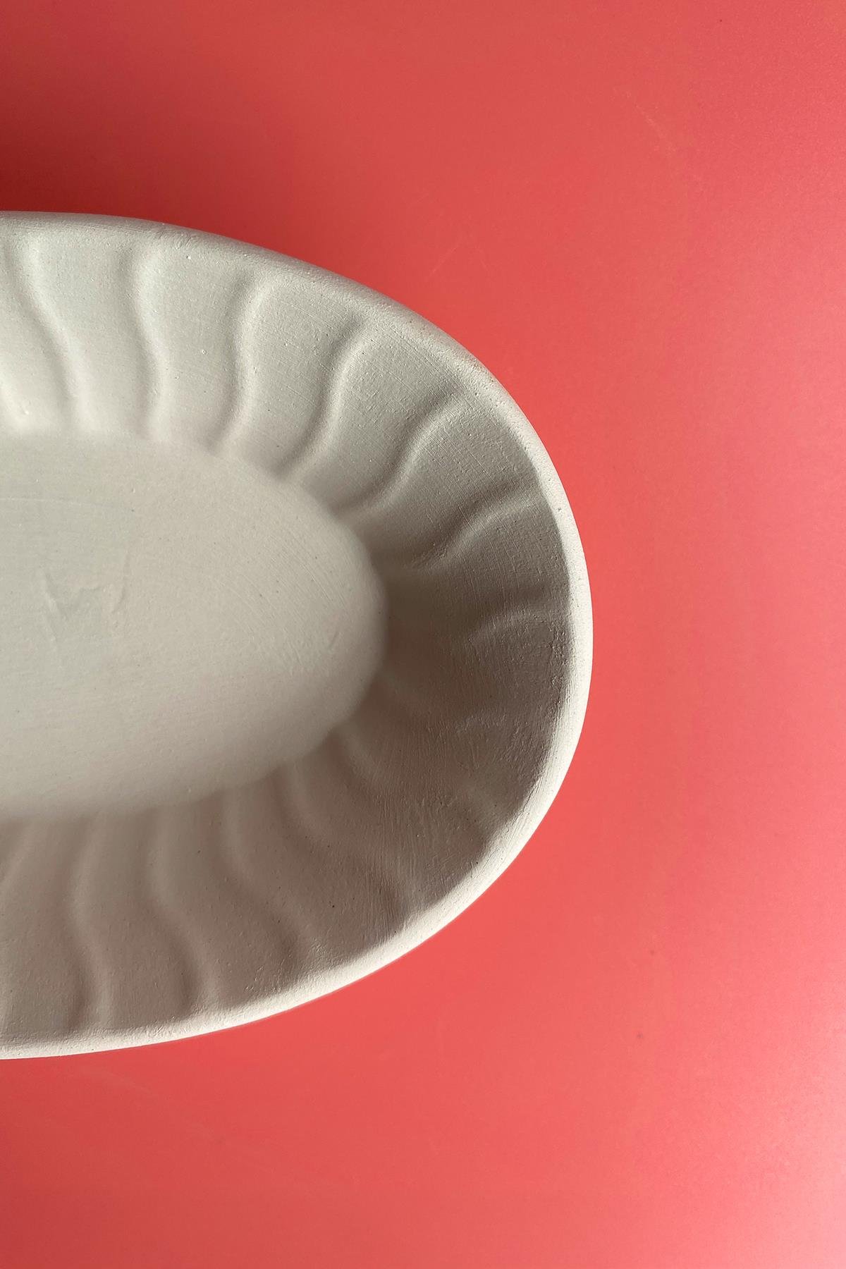 Sun Appetizers Ceramic Bisque