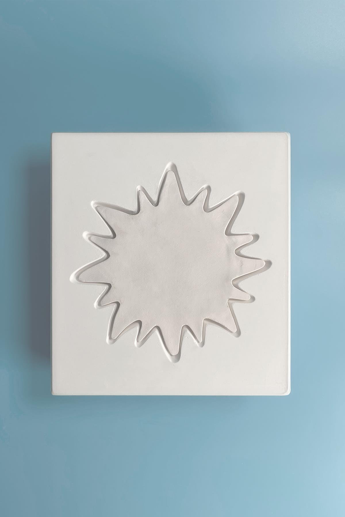 Plaster Mold Sun Plaque