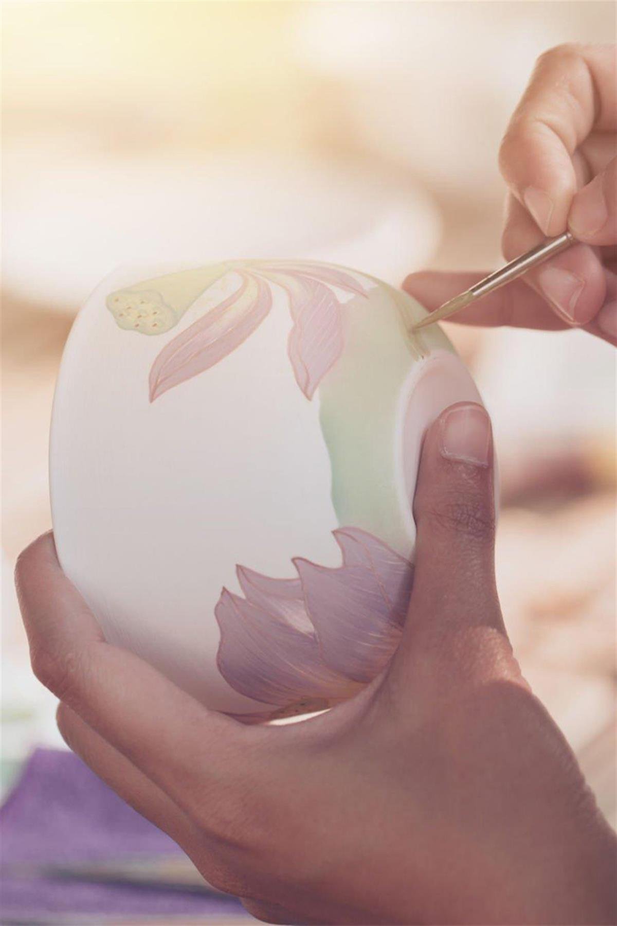 Ready to Use Tile and Ceramic Paint 323 Light Lilac