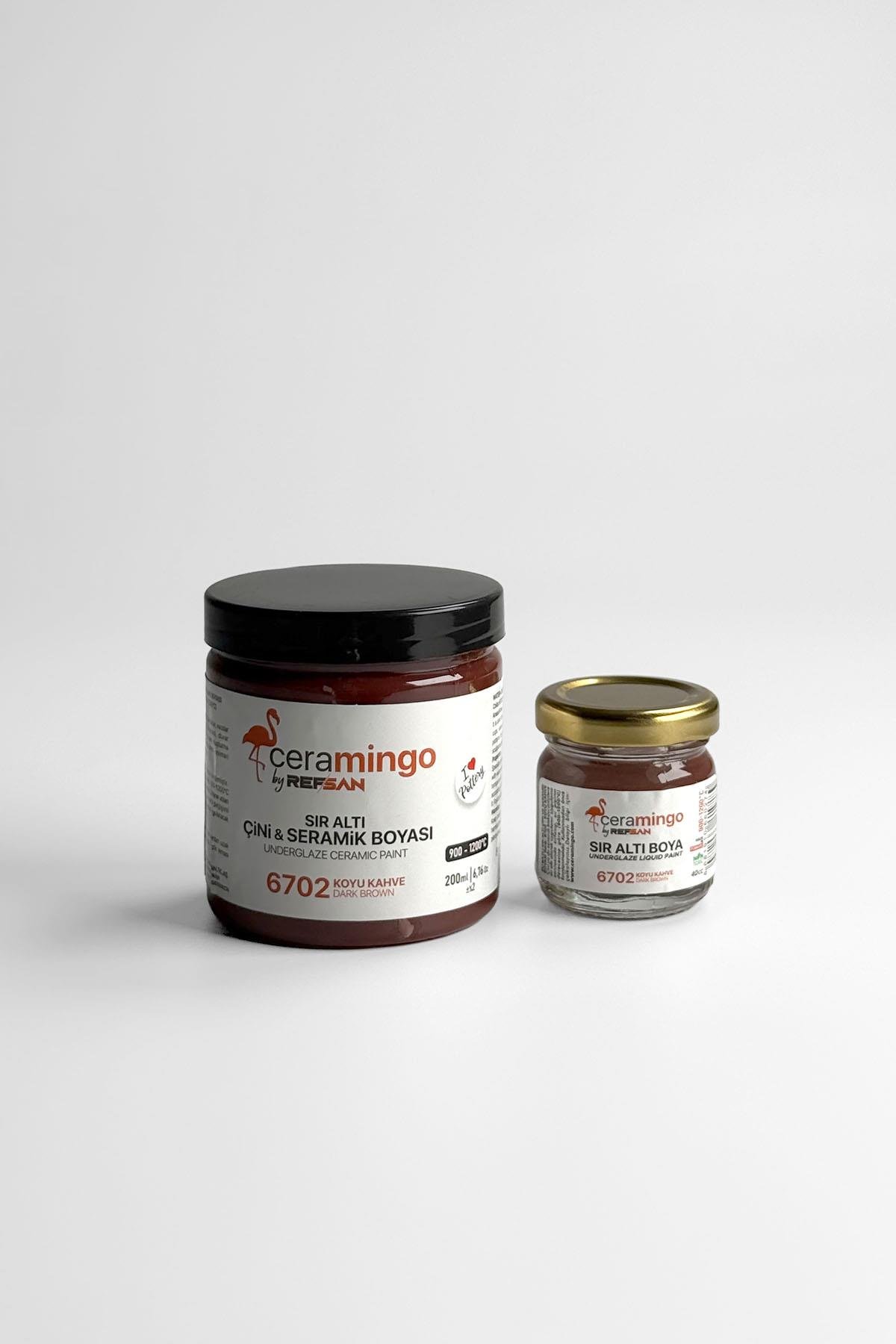 Готовая к использованию краска для плитки и керамики 6702 Темно-коричневая