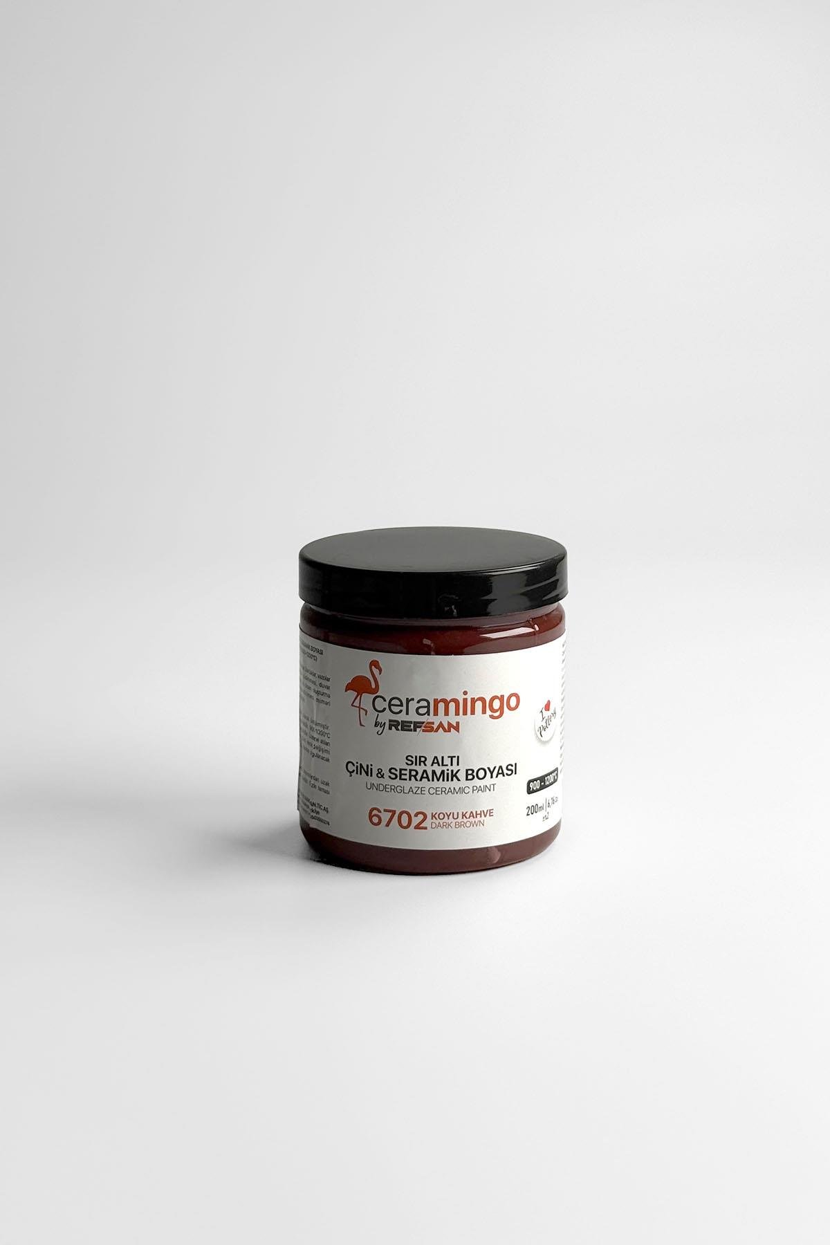 Готовая к использованию краска для плитки и керамики 6702 Темно-коричневая