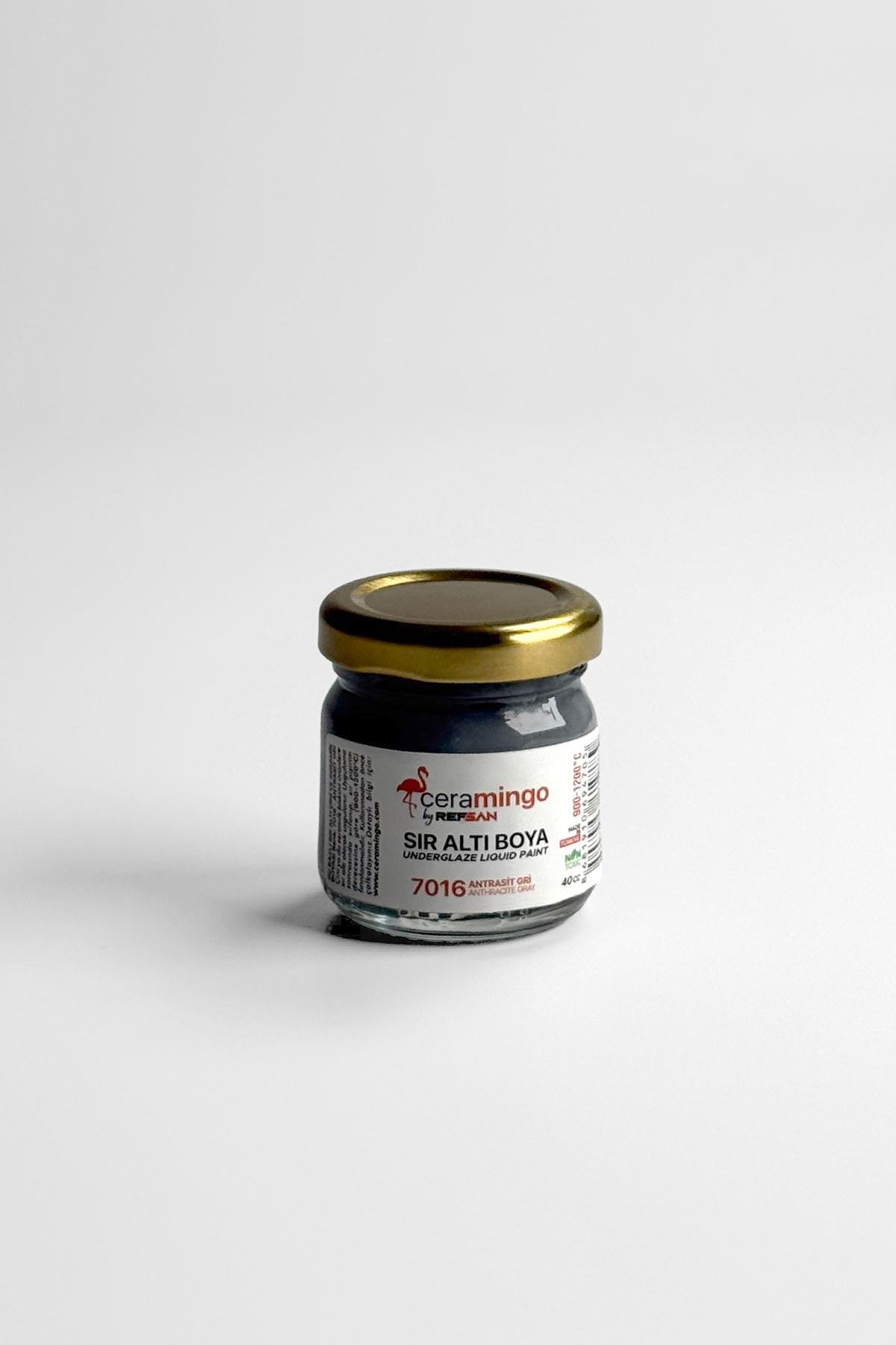 Готовая краска для плитки и керамики 7016 Антрацитовый серый