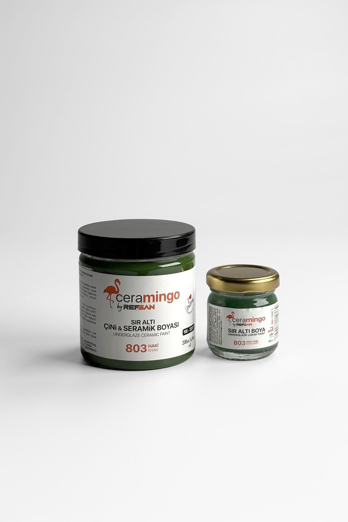 Готовая к использованию краска для плитки и керамики 803 Khaki Green